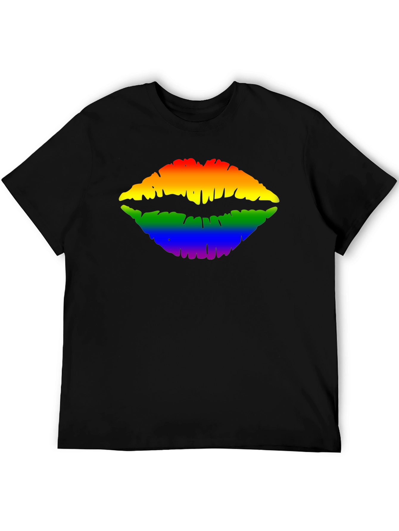 Rainbow Lips T-Shirt - Prideful Style
