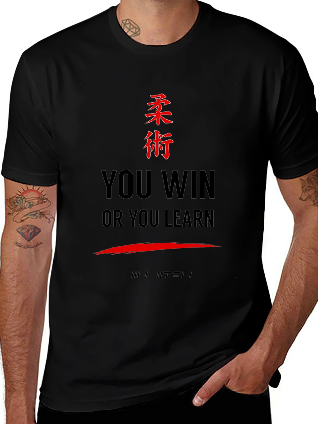 BJJ You Win or Learn Jiu Jitsu T-Shirt