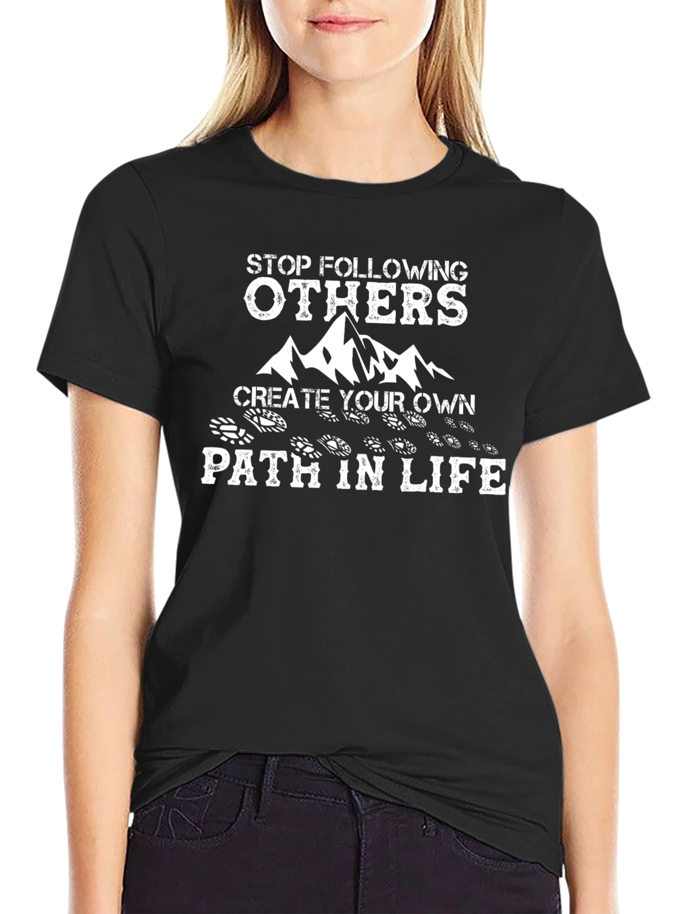 Motivational Create Your Own Path Graphic T-Shirt