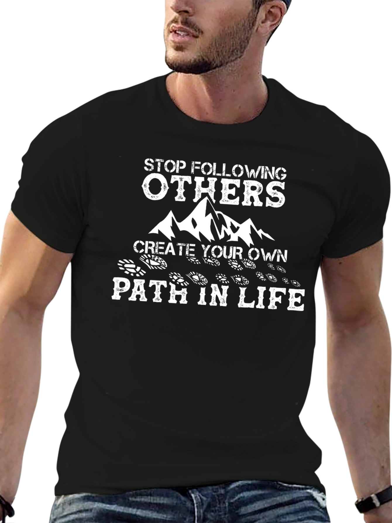 Motivational Create Your Own Path Graphic T-Shirt