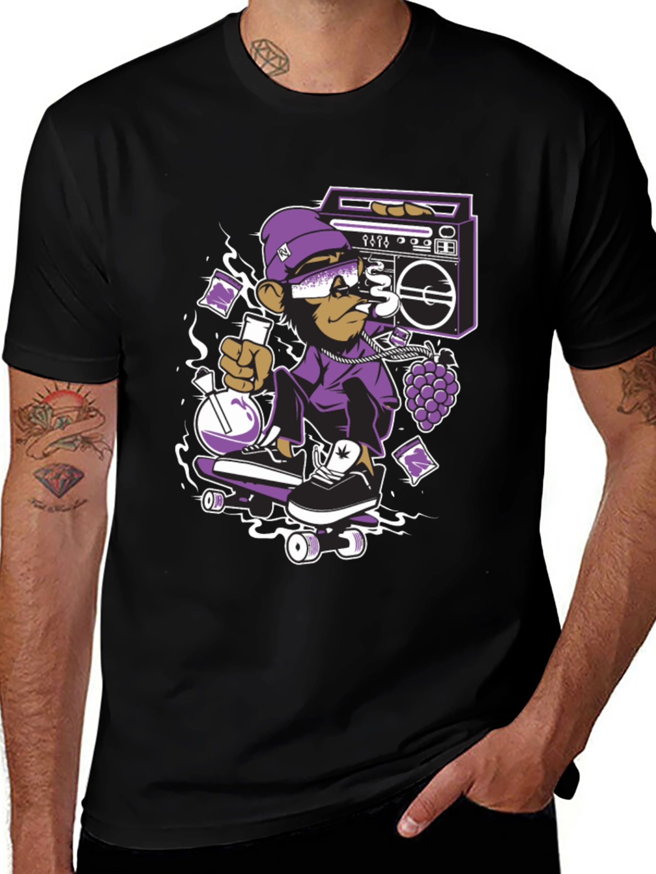 Cool Monkey Graphic Tee