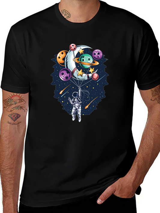 Astronaut Space Bowling T-Shirt