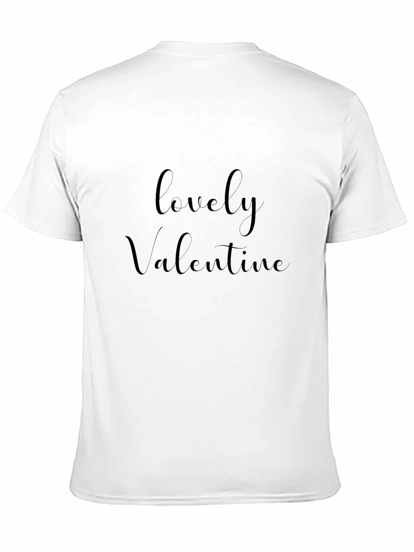 Lovely Valentine Black T-Shirt