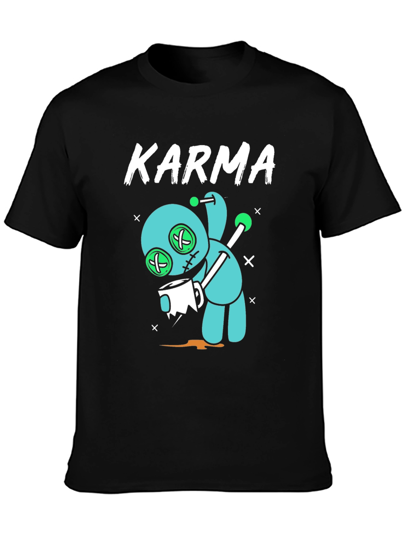 Karma Voodoo Doll Graphic T-Shirt