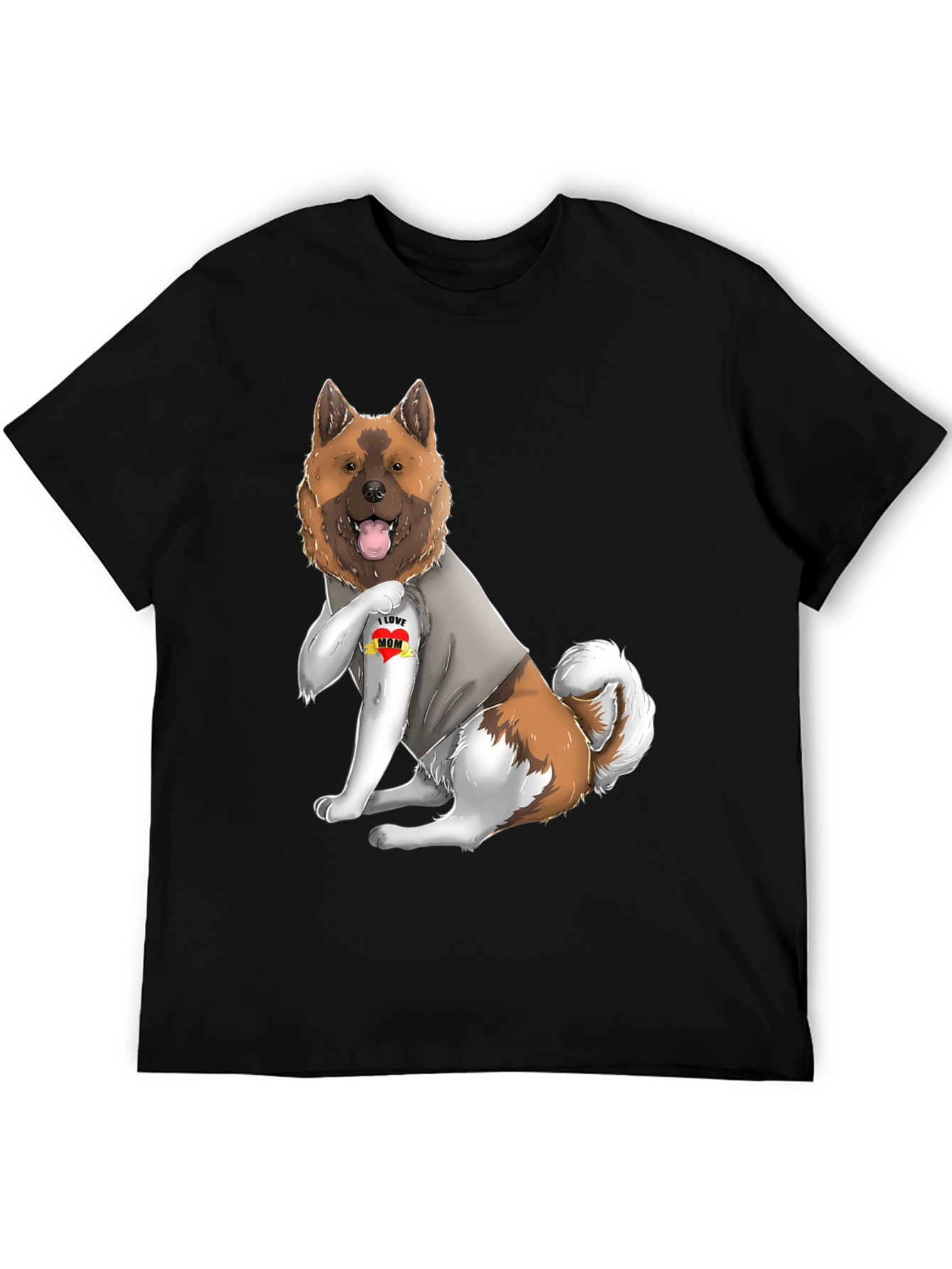 Dog Mom T-Shirt - Akita Inu Pet Graphic Tee