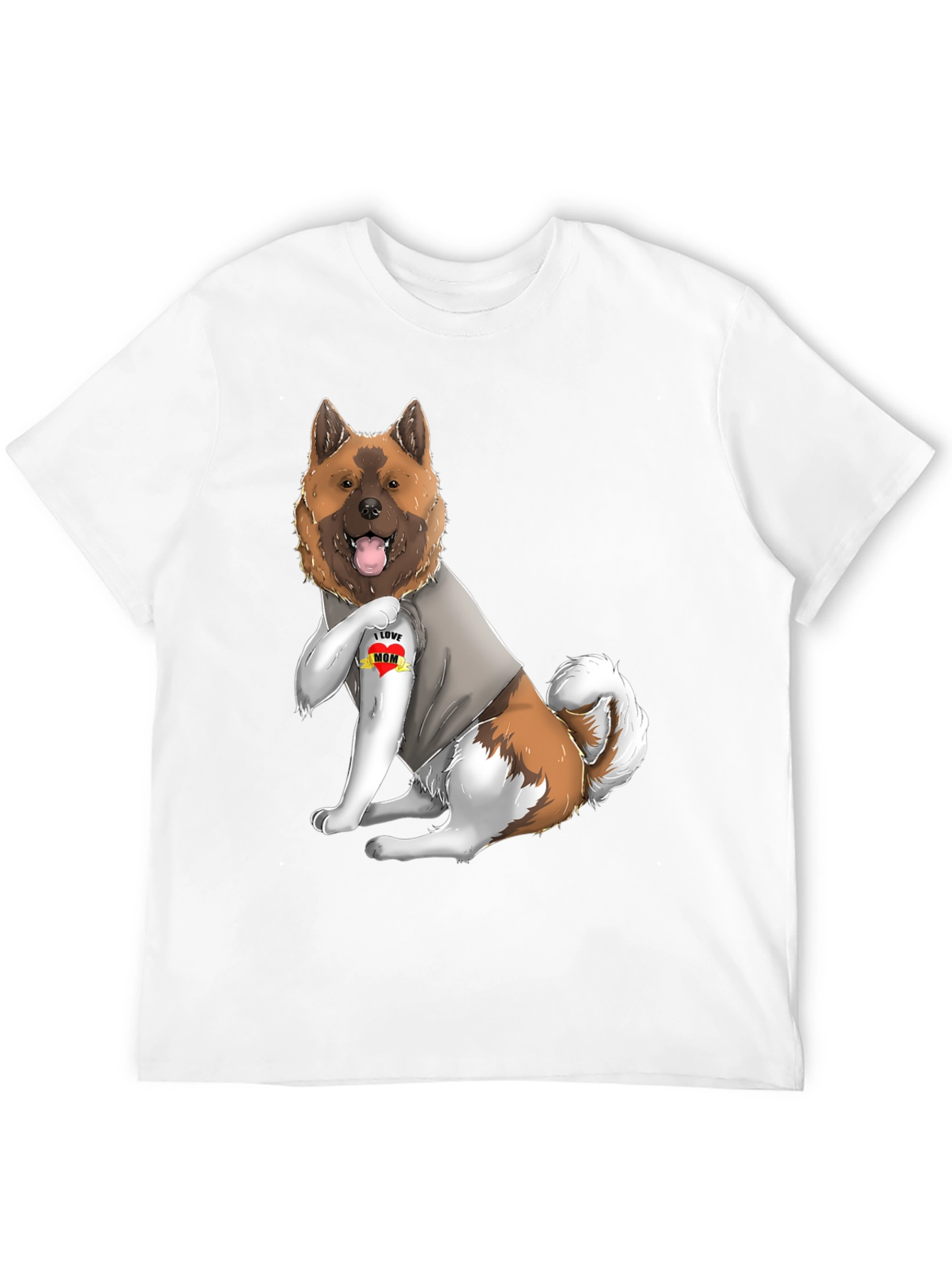 Dog Mom T-Shirt - Akita Inu Pet Graphic Tee