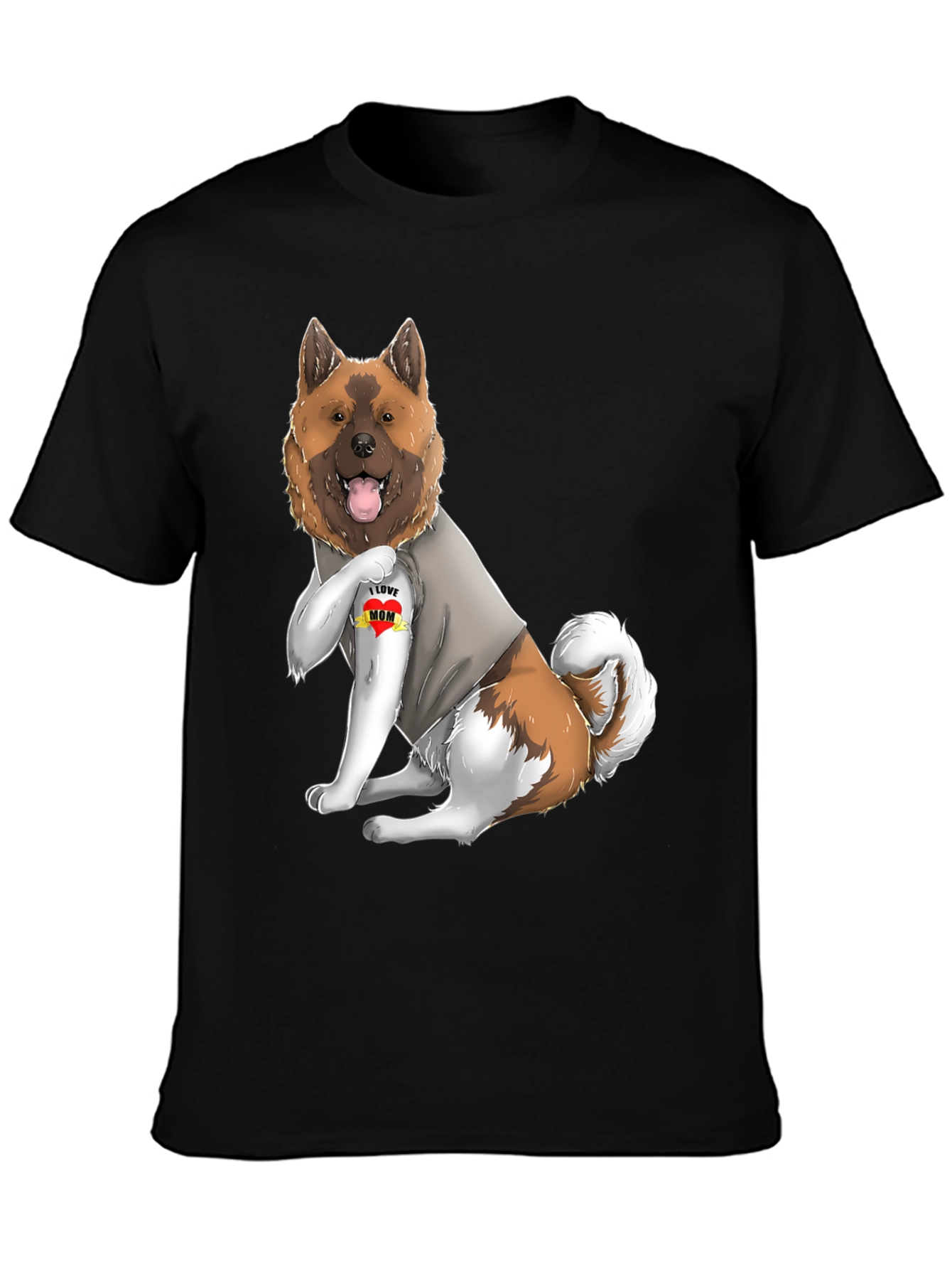 Dog Mom T-Shirt - Akita Inu Pet Graphic Tee