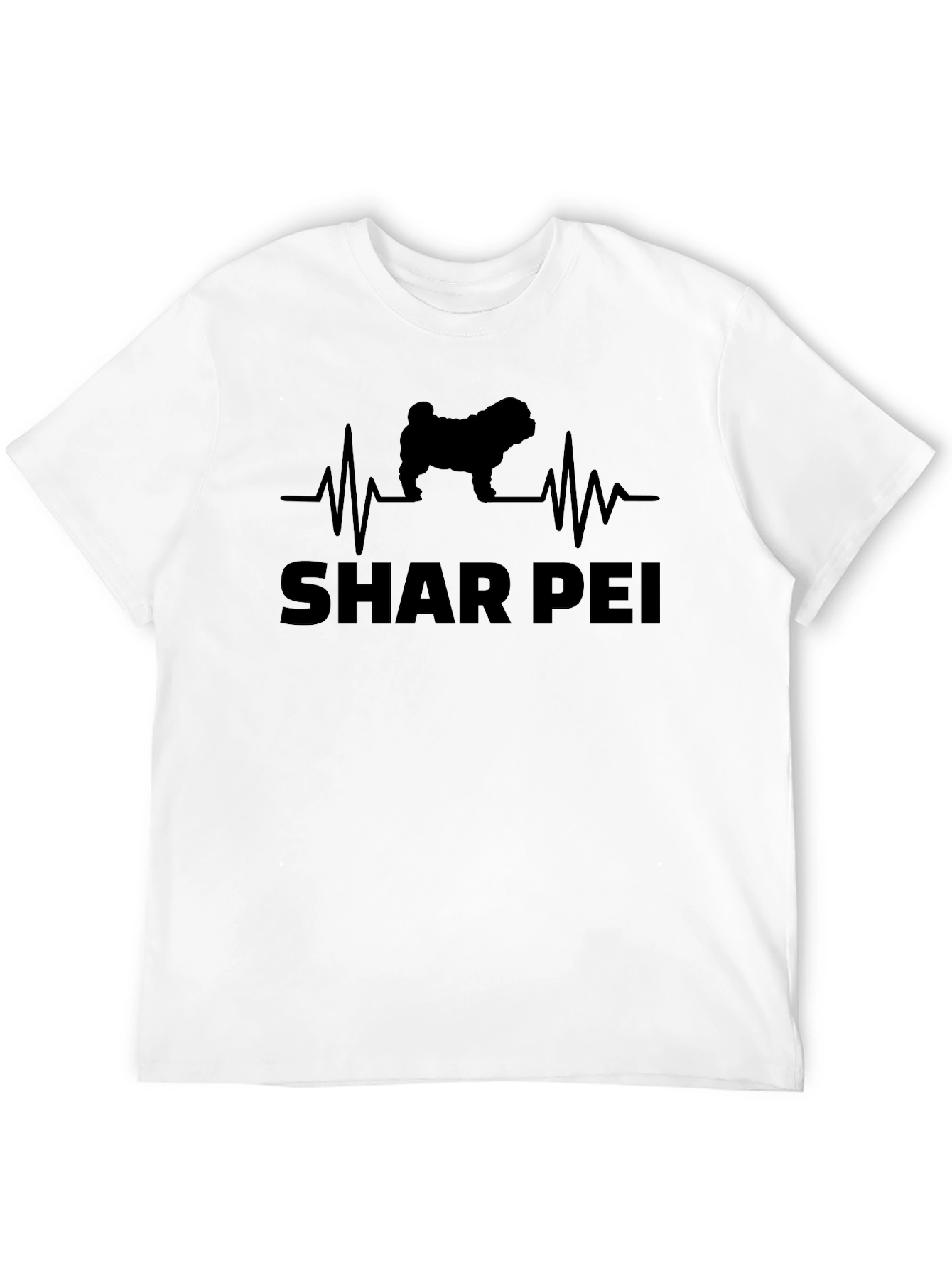 Shar Pei Heartbeat T-Shirt - Dog Lover Tee
