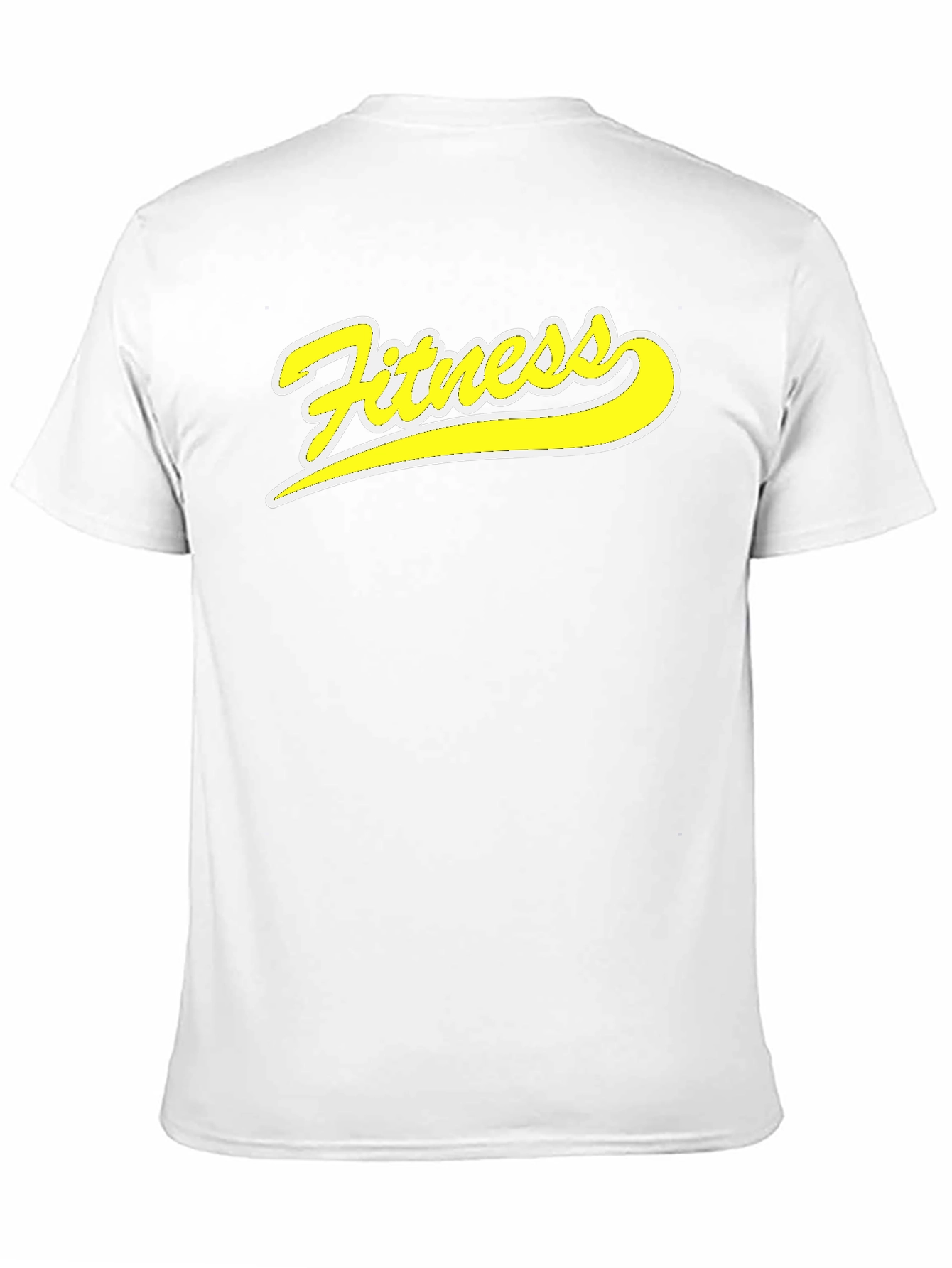 Fitness Graphic Tee - Black Cotton T-Shirt