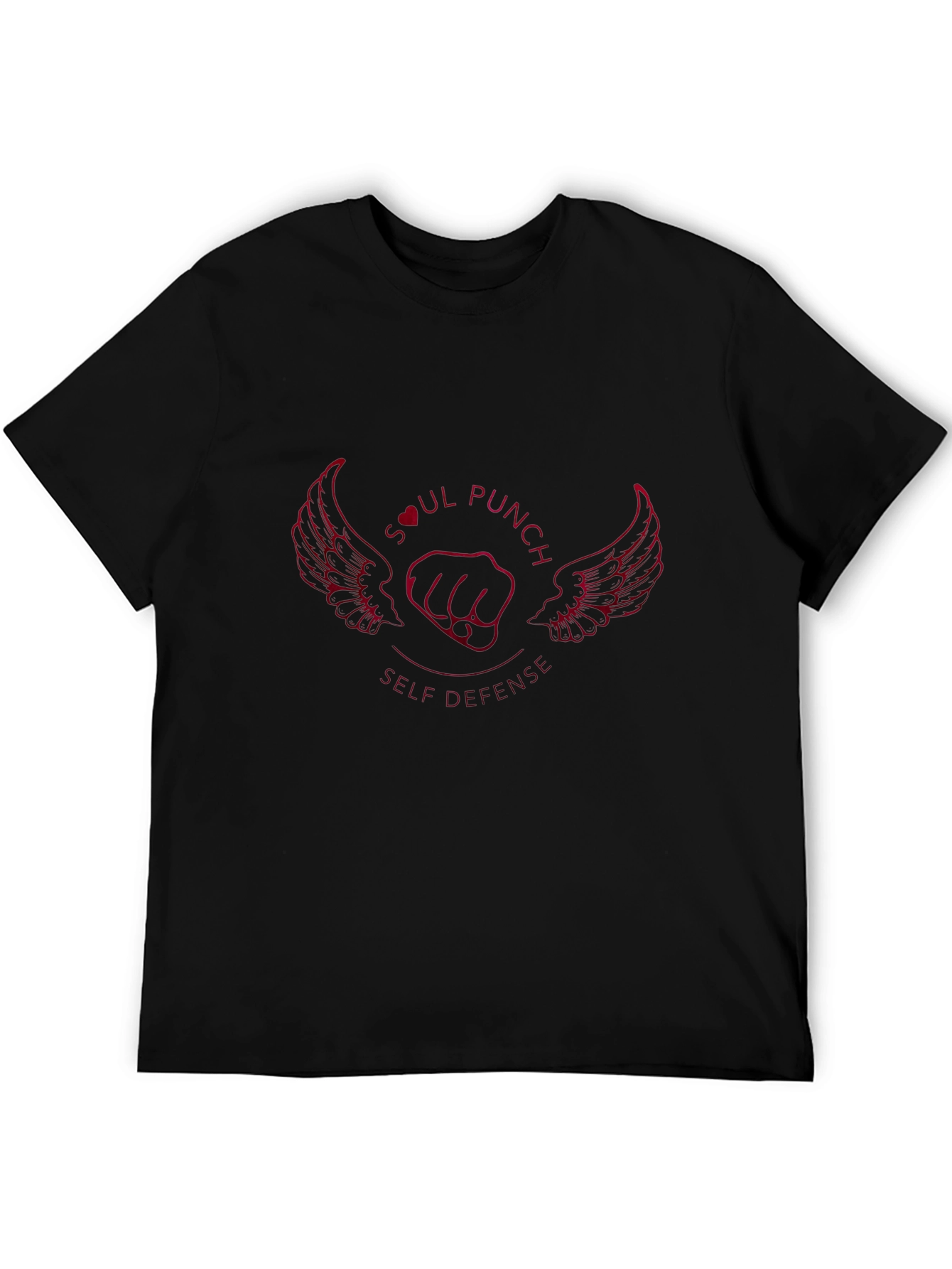 Soul Punch Self Defense Black T-Shirt