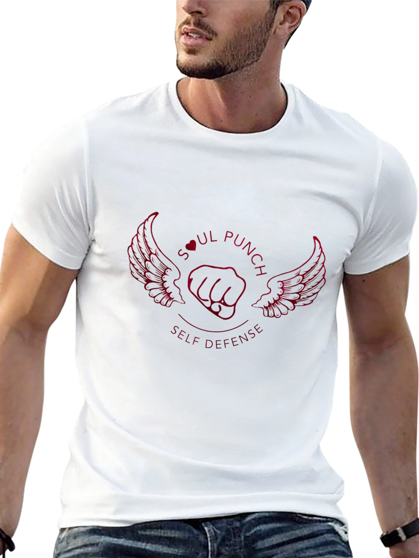 Soul Punch Self Defense Black T-Shirt