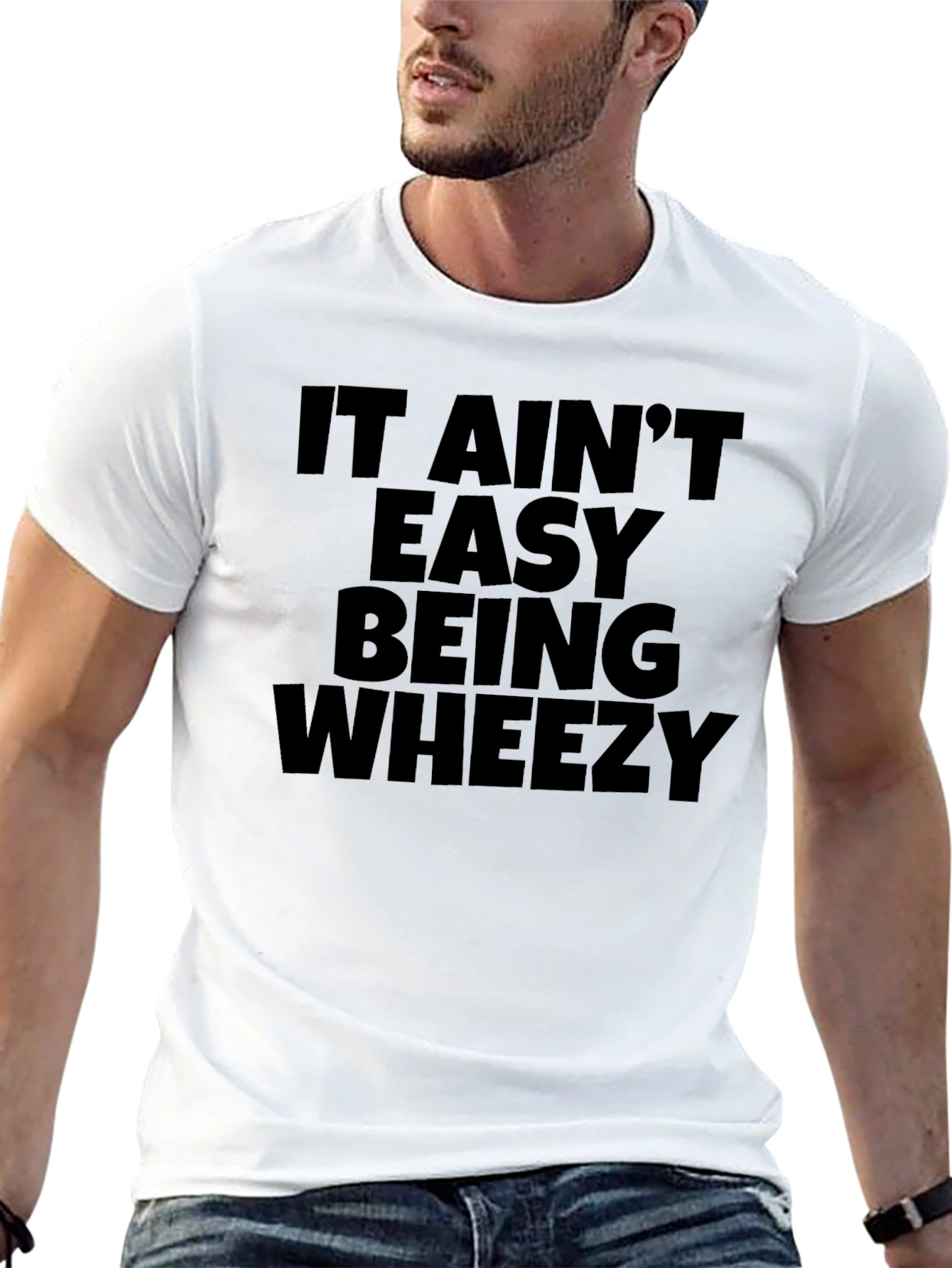 It Aint Easy Being Wheezy Black T-Shirt