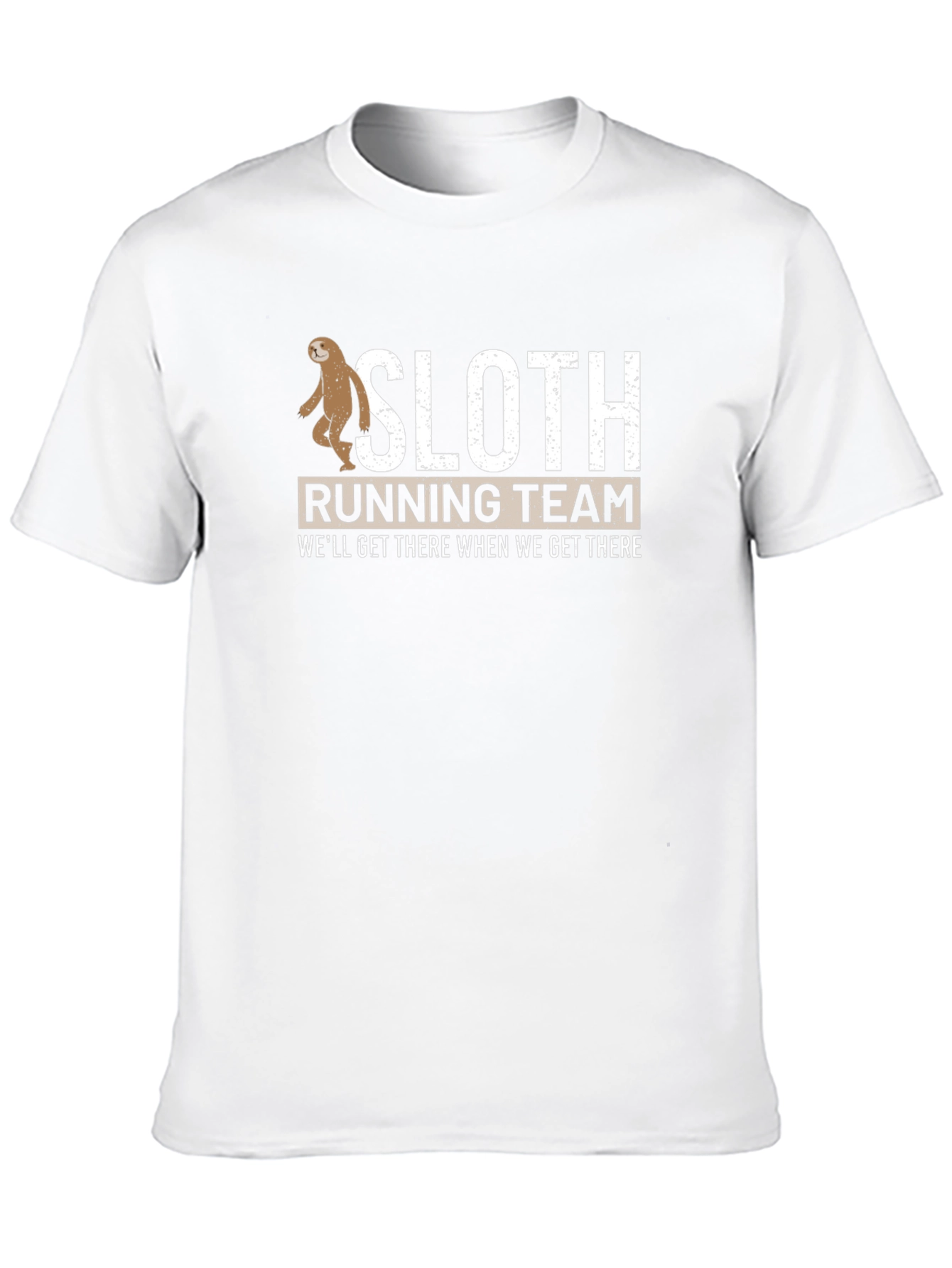 Sloth Running Team Black T-Shirt