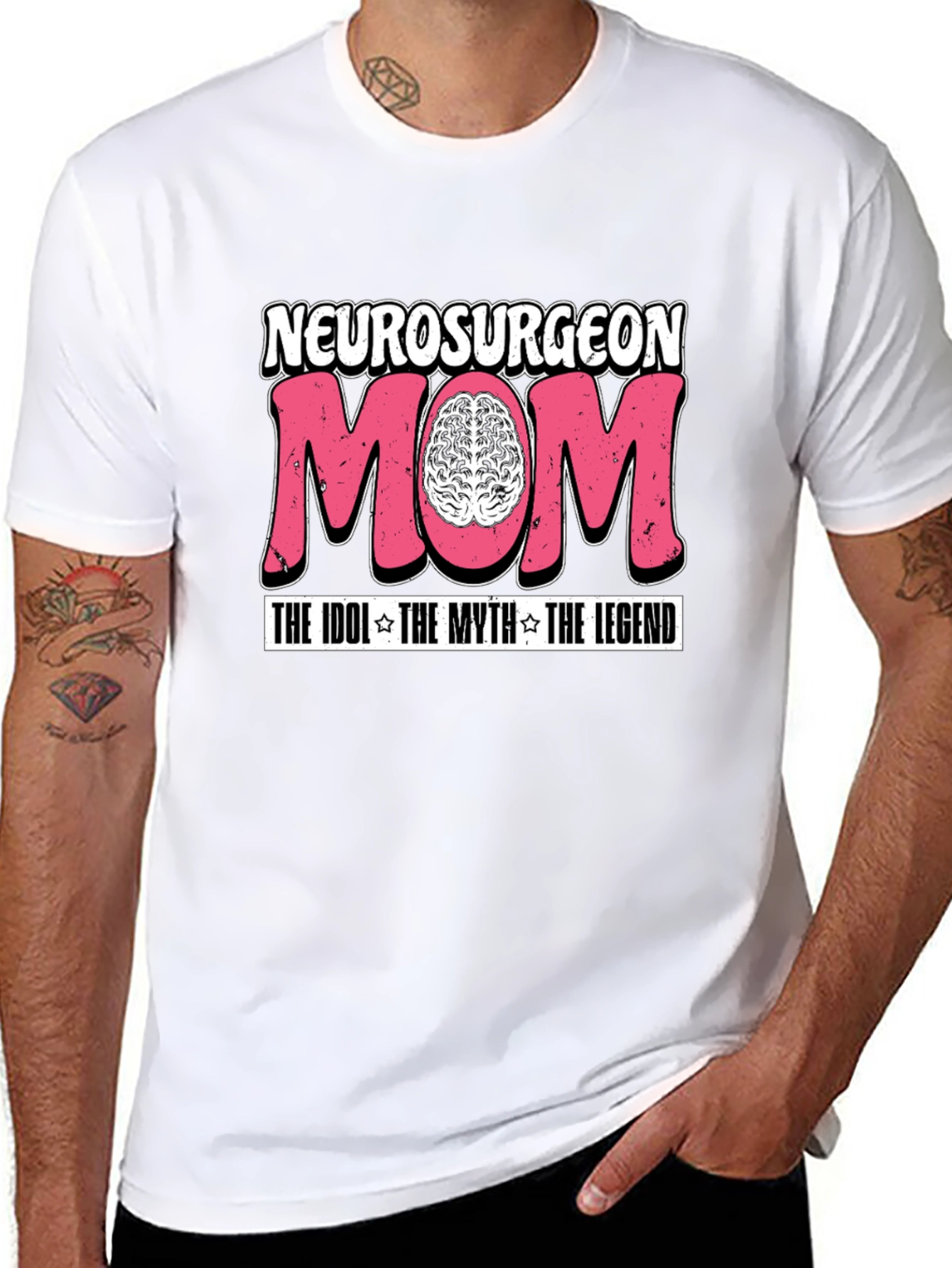 Neurosurgeon Mom Graphic T-Shirt