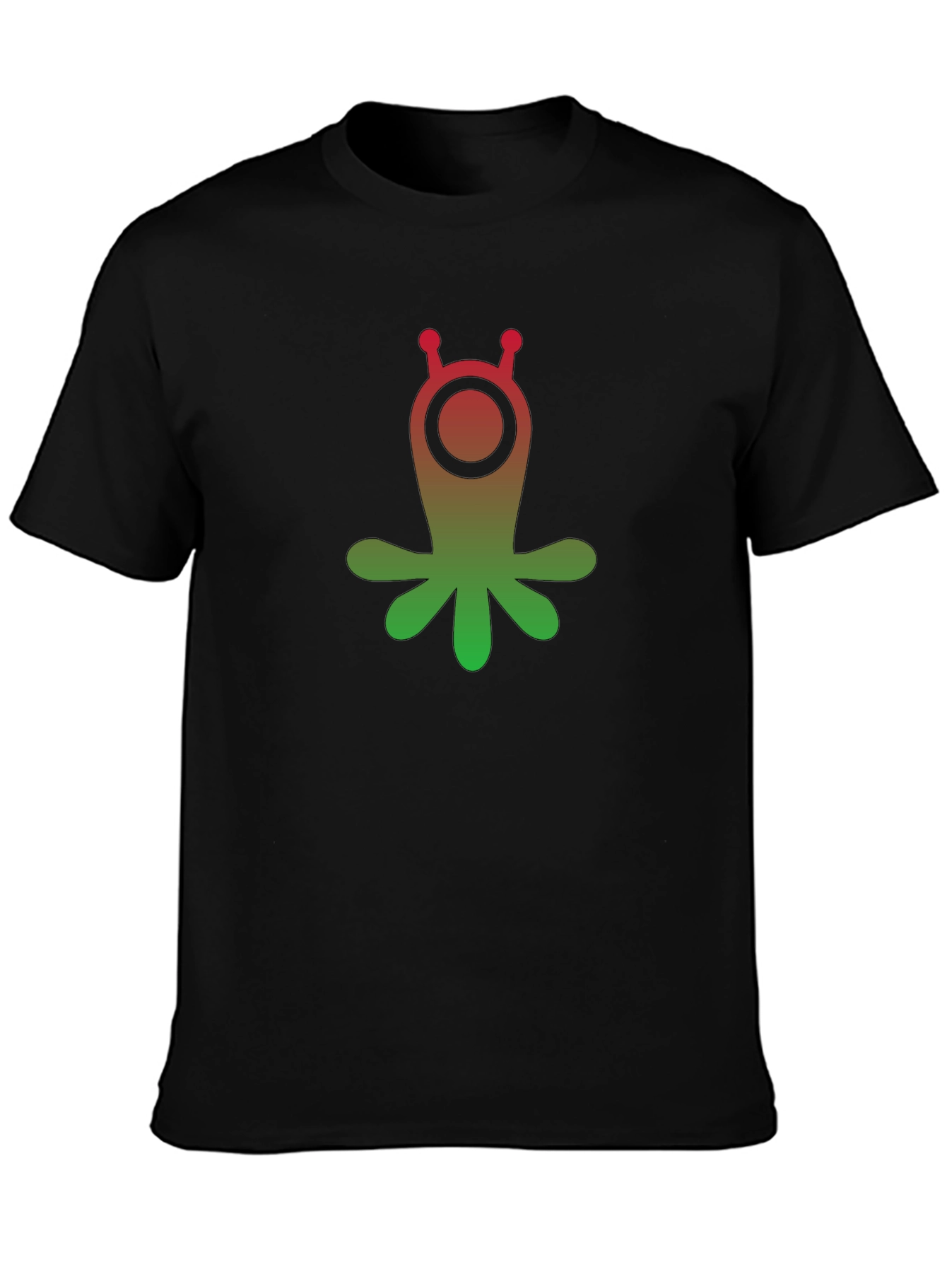 Gradient Alien Graphic T-Shirt - Unique Design