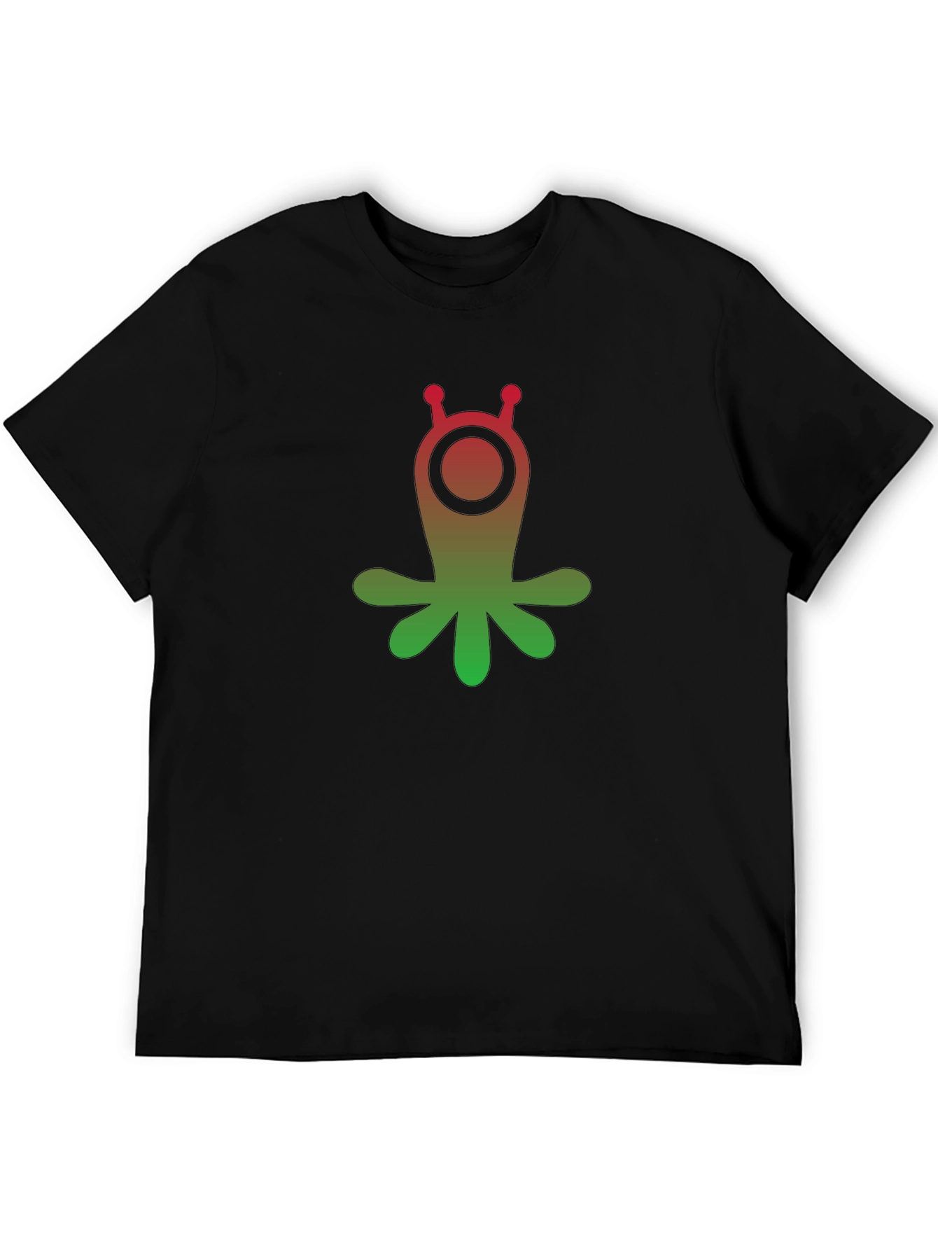 Gradient Alien Graphic T-Shirt - Unique Design