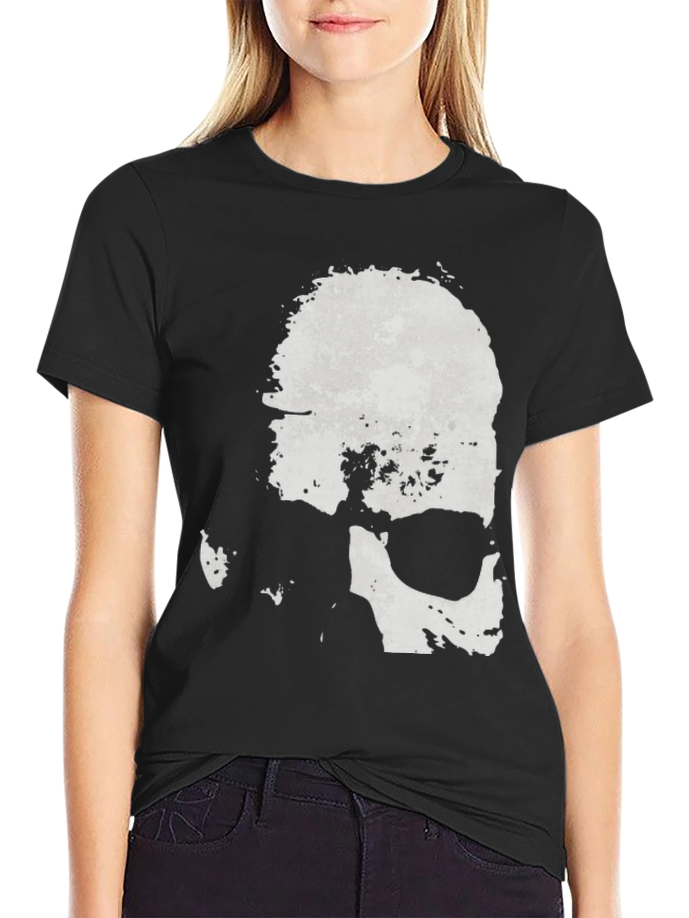 Skull Graphic Black T-Shirt