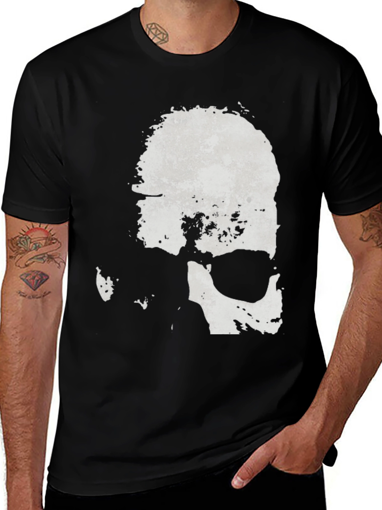 Skull Graphic Black T-Shirt
