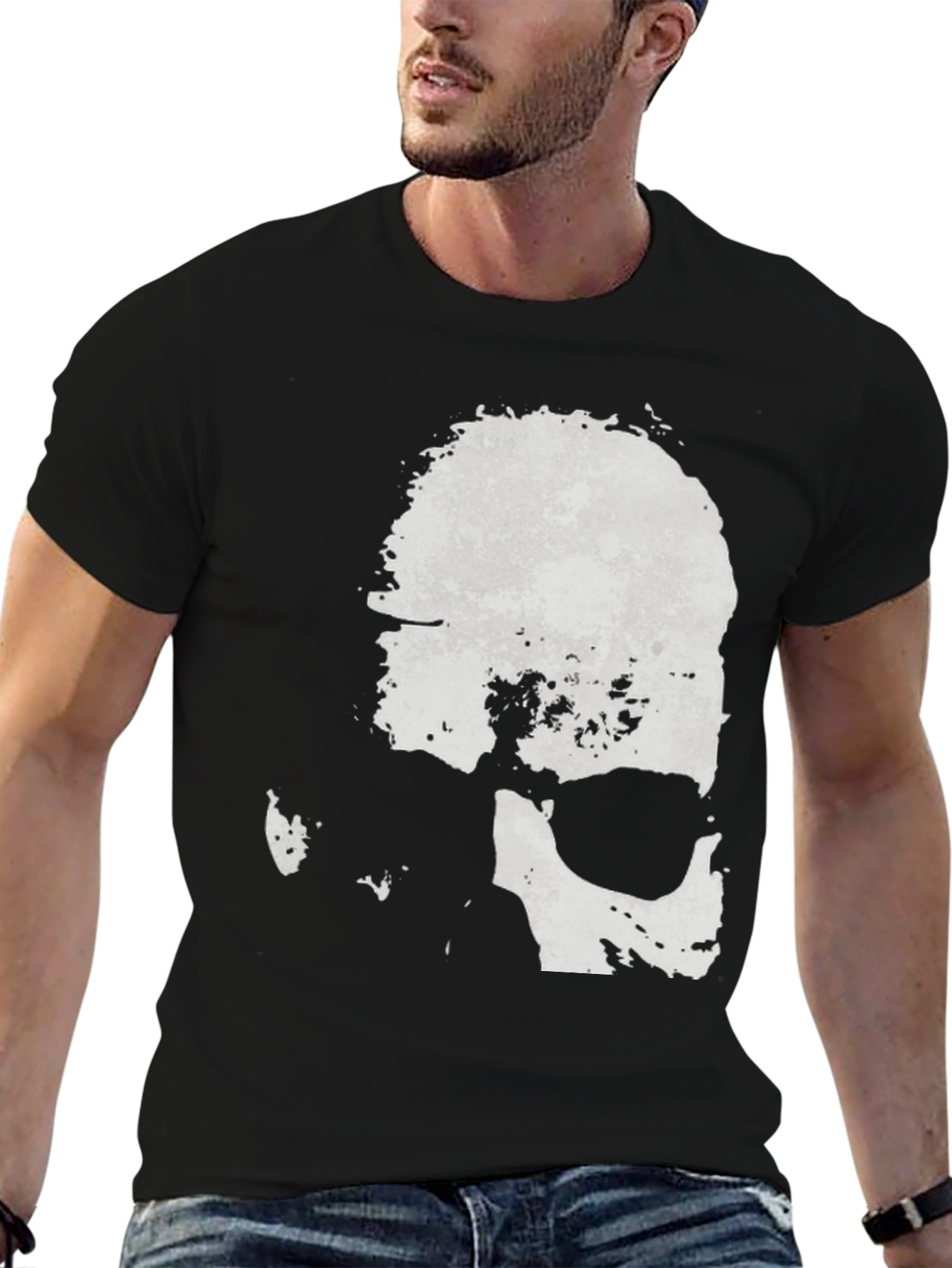 Skull Graphic Black T-Shirt