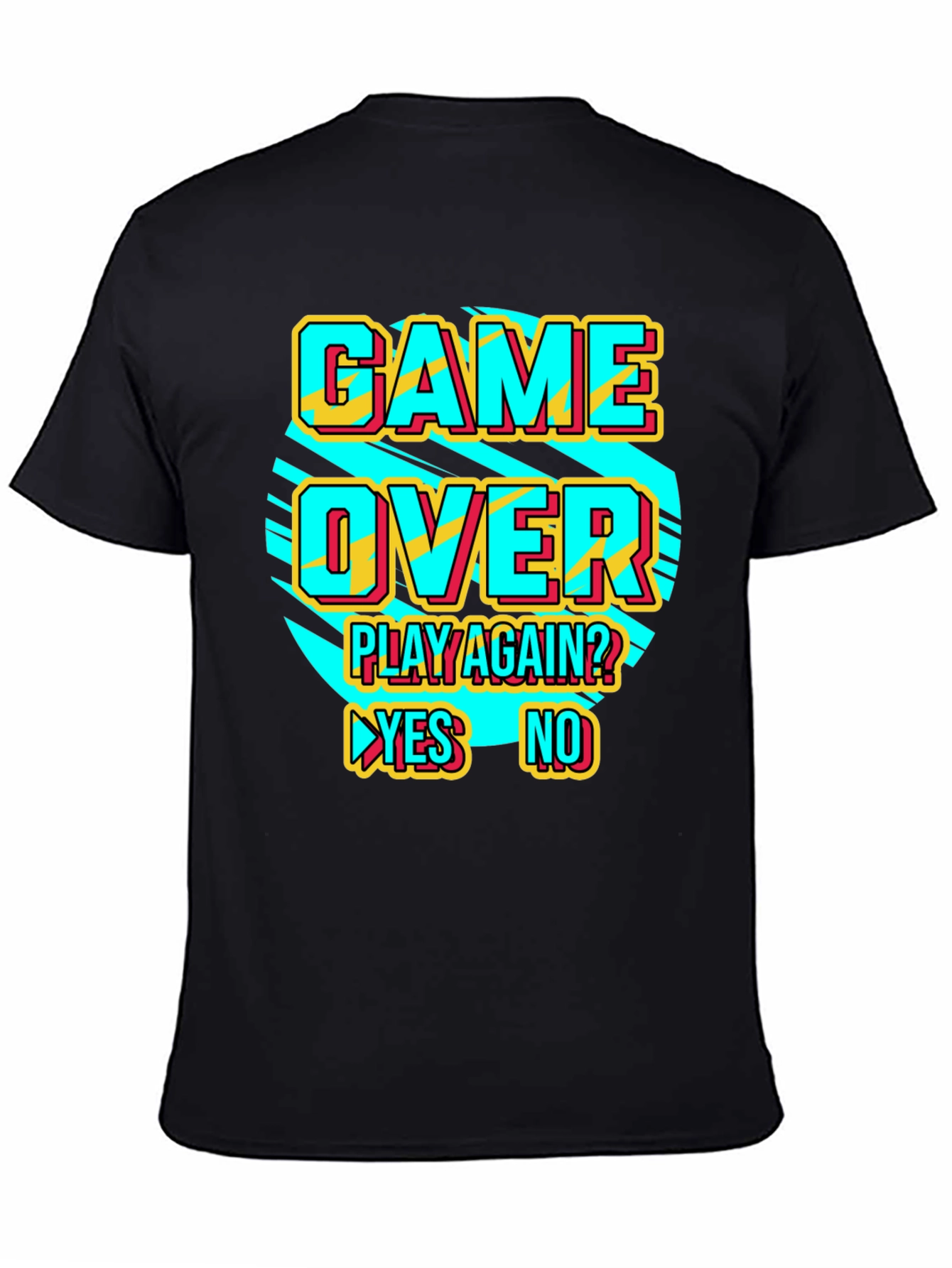 Game Over Retro Style Graphic T-Shirt