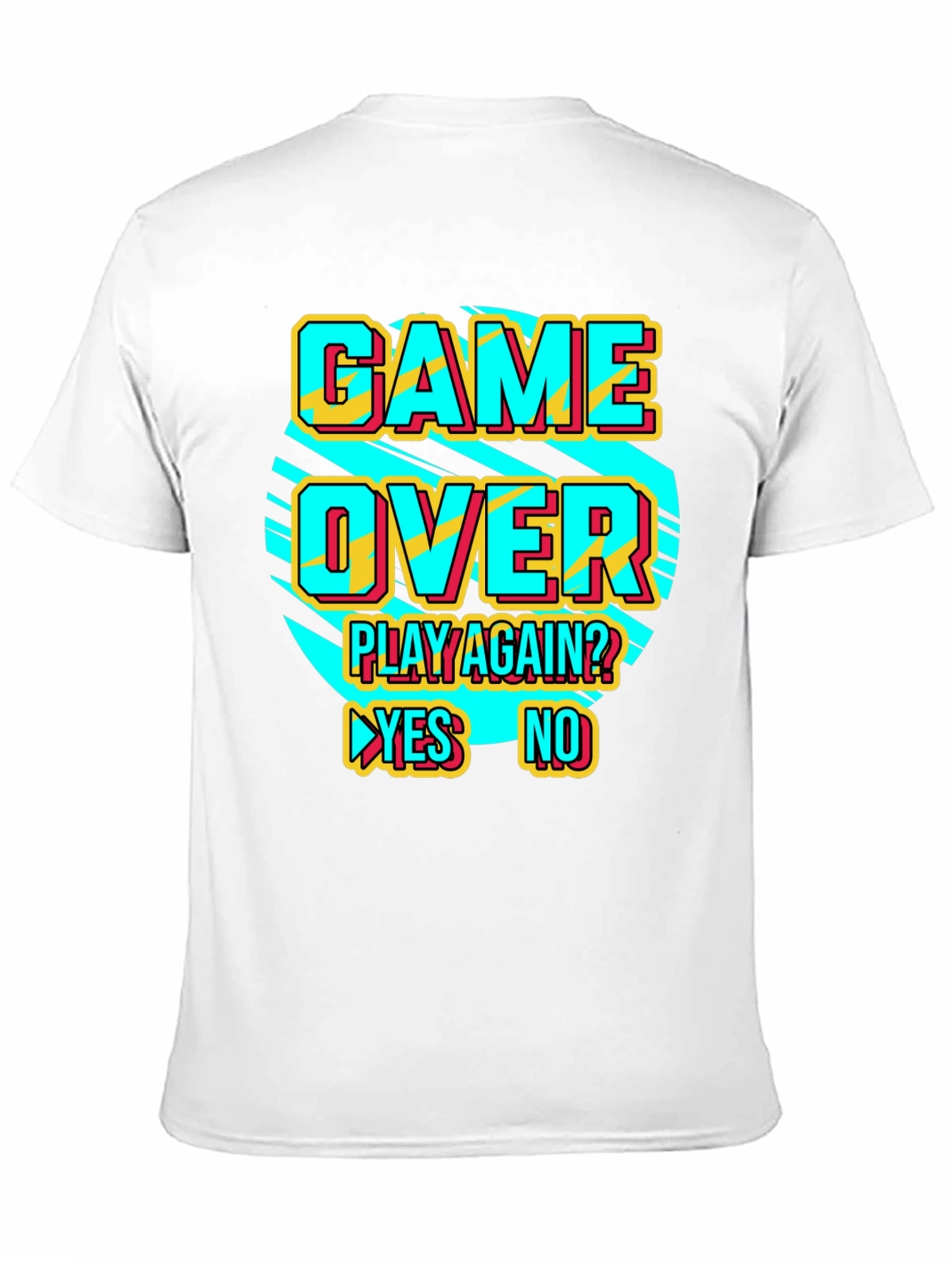 Game Over Retro Style Graphic T-Shirt