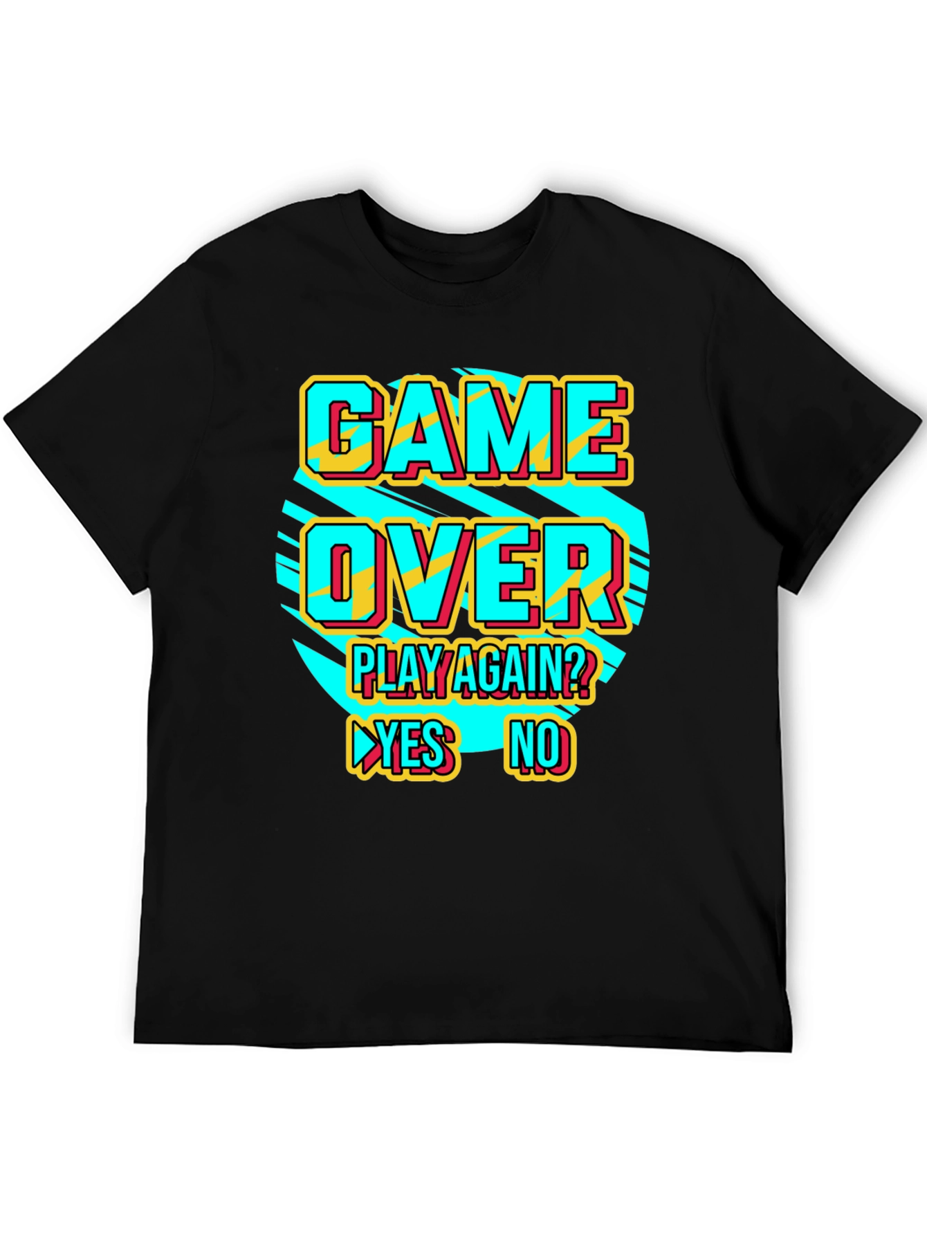 Game Over Retro Style Graphic T-Shirt