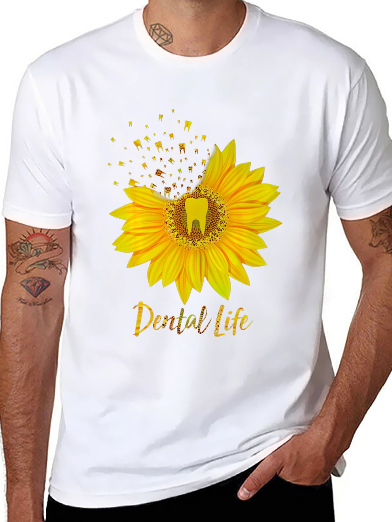 Dental Life Sunflower Graphic Tee