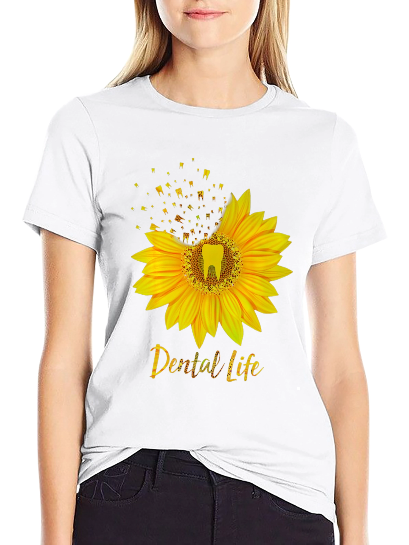 Dental Life Sunflower Graphic Tee