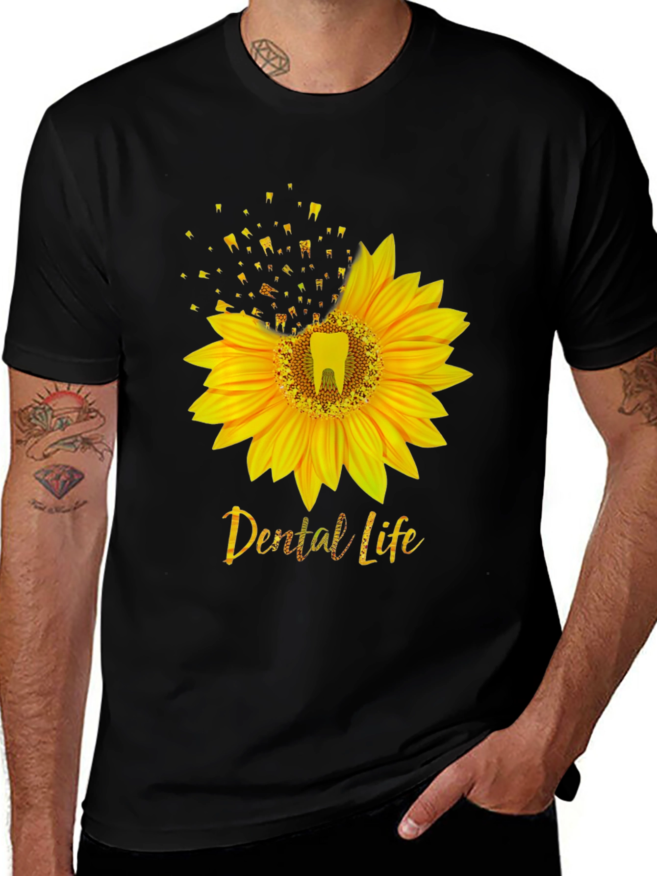Dental Life Sunflower Graphic Tee