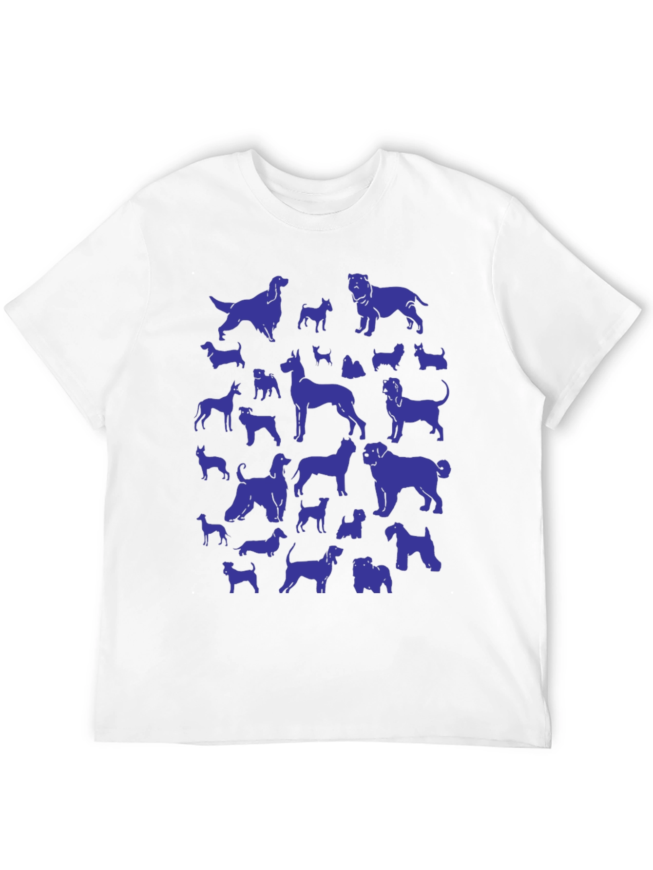 Dog Breeds Graphic Tee - Black