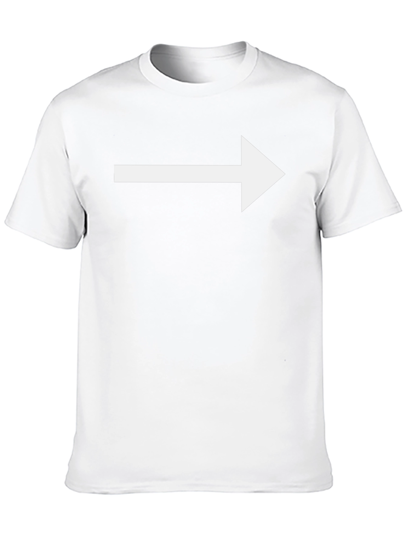 Right Arrow Black T-Shirt