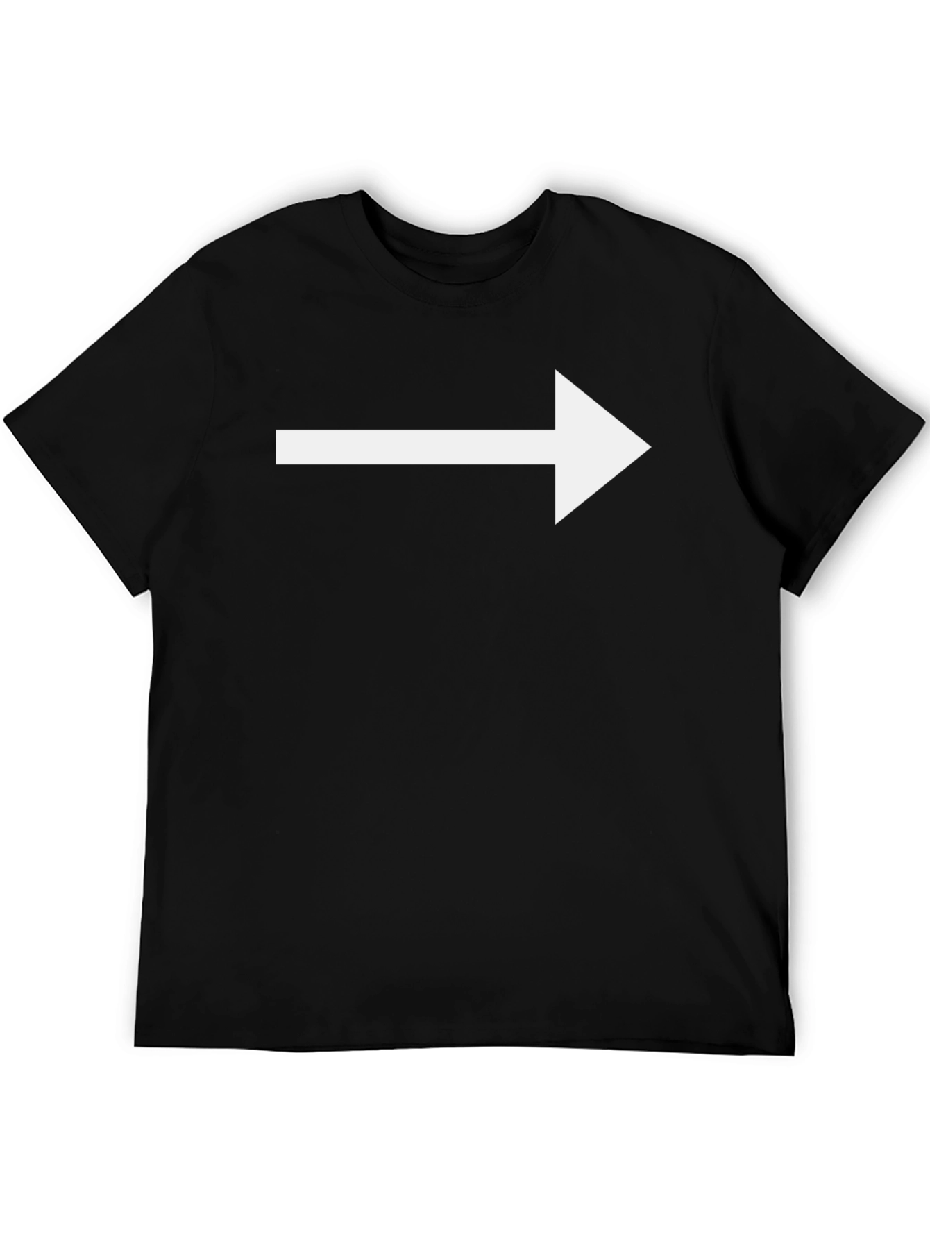 Right Arrow Black T-Shirt