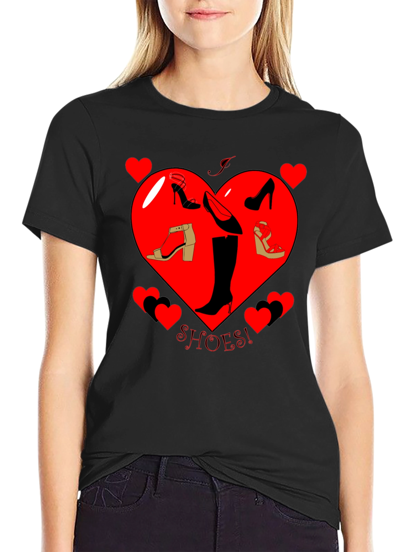I Love Shoes Graphic T-Shirt