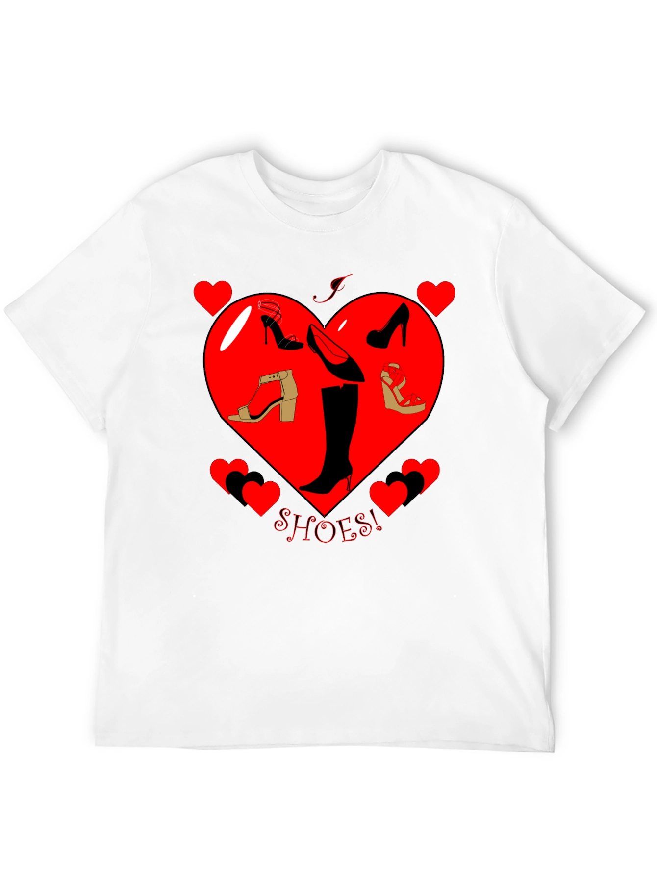I Love Shoes Graphic T-Shirt