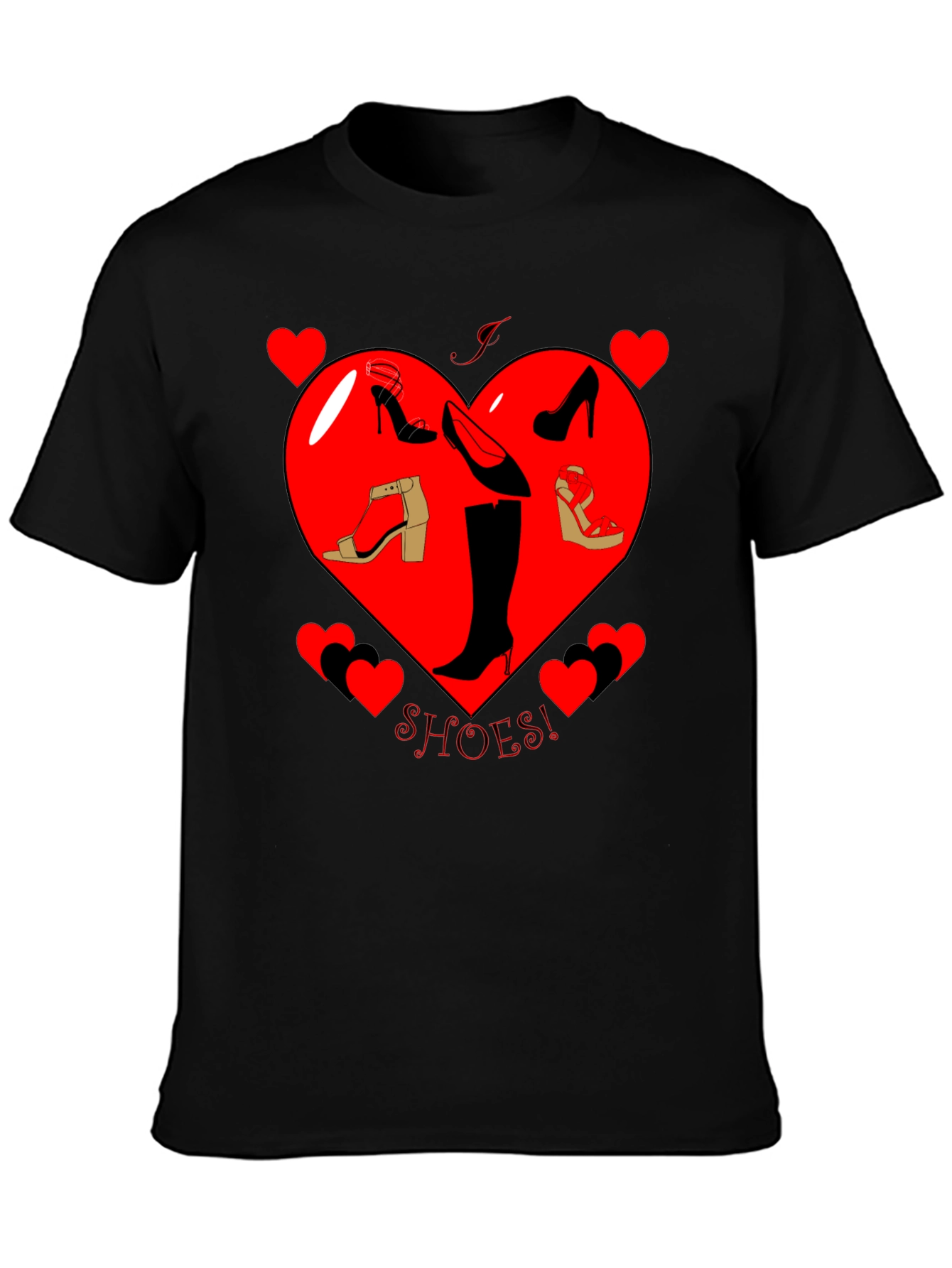 I Love Shoes Graphic T-Shirt