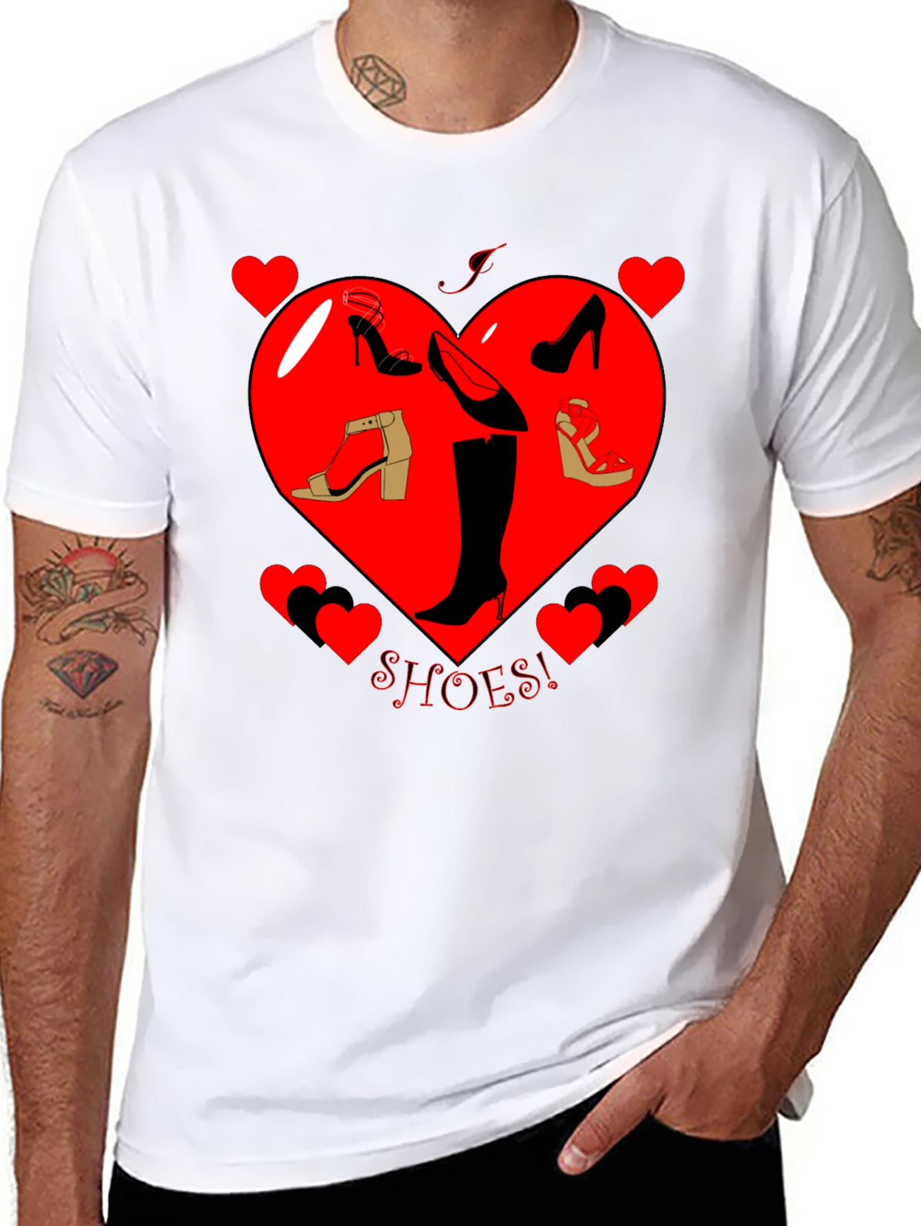 I Love Shoes Graphic T-Shirt