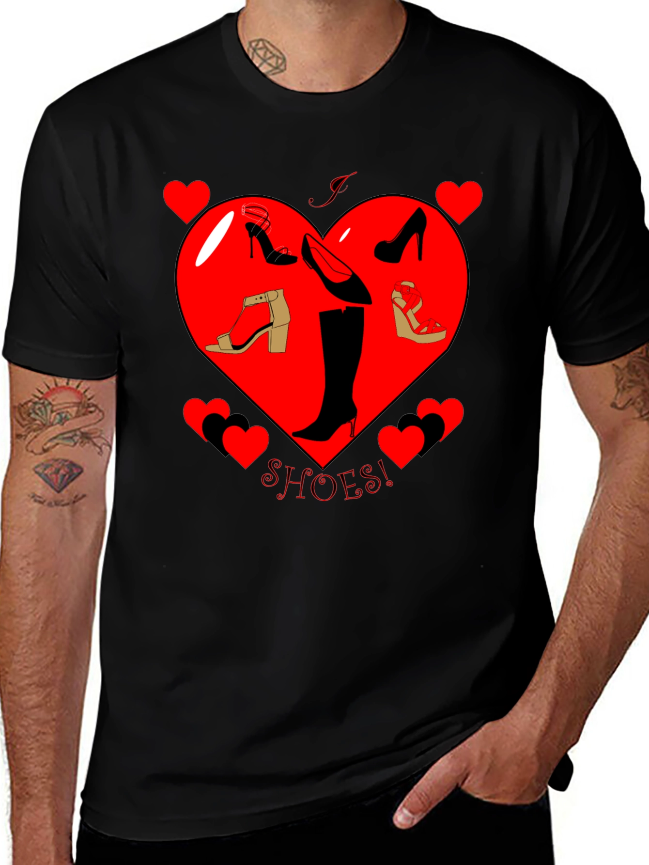 I Love Shoes Graphic T-Shirt