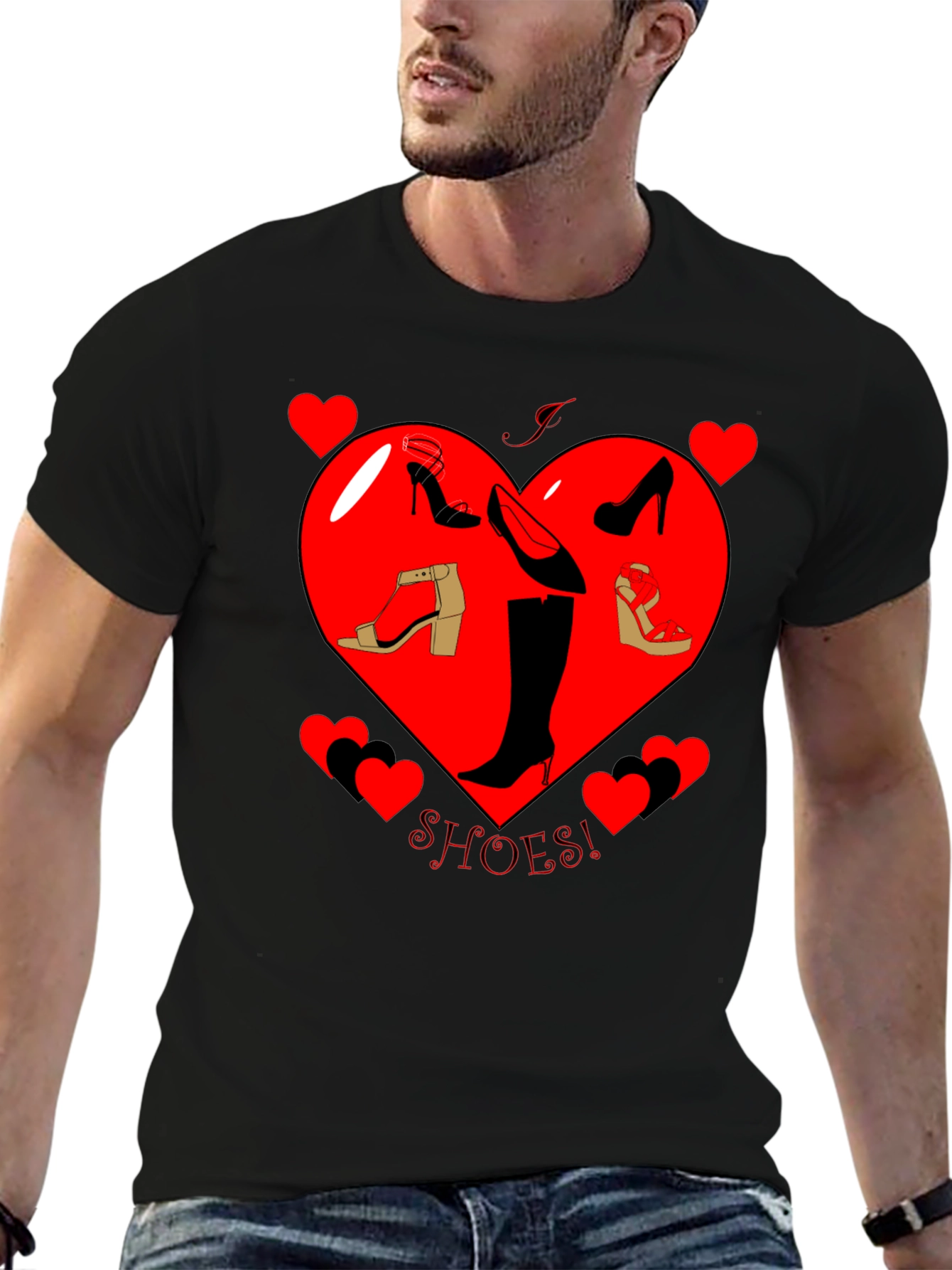 I Love Shoes Graphic T-Shirt