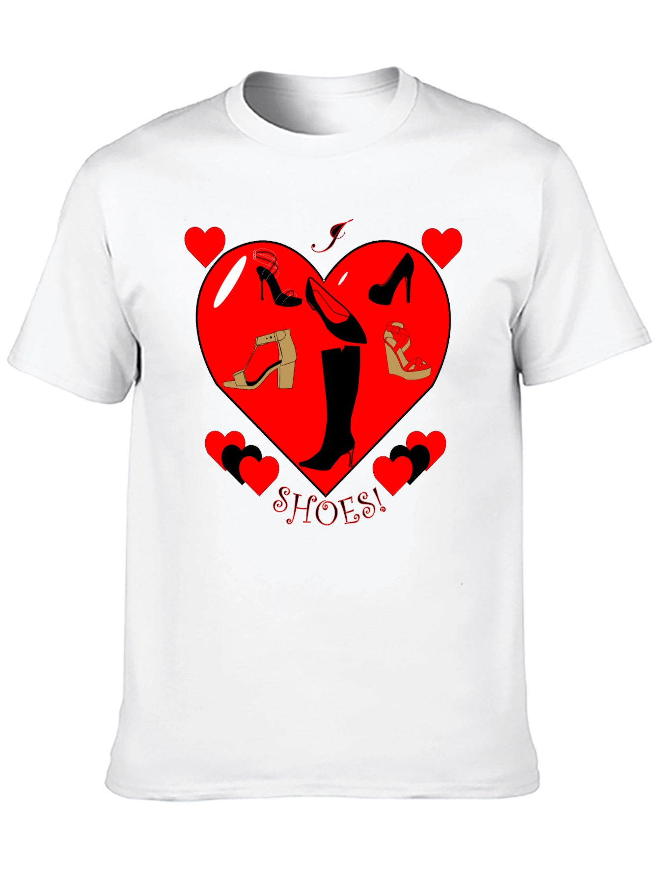 I Love Shoes Graphic T-Shirt