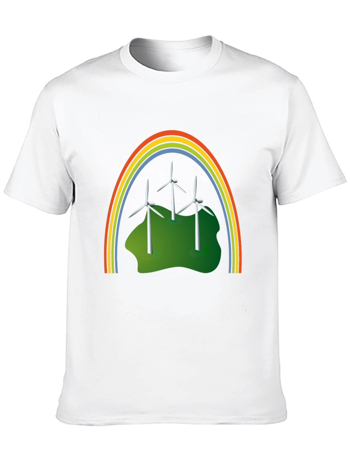 Eco Rainbow Windmills Graphic Tee
