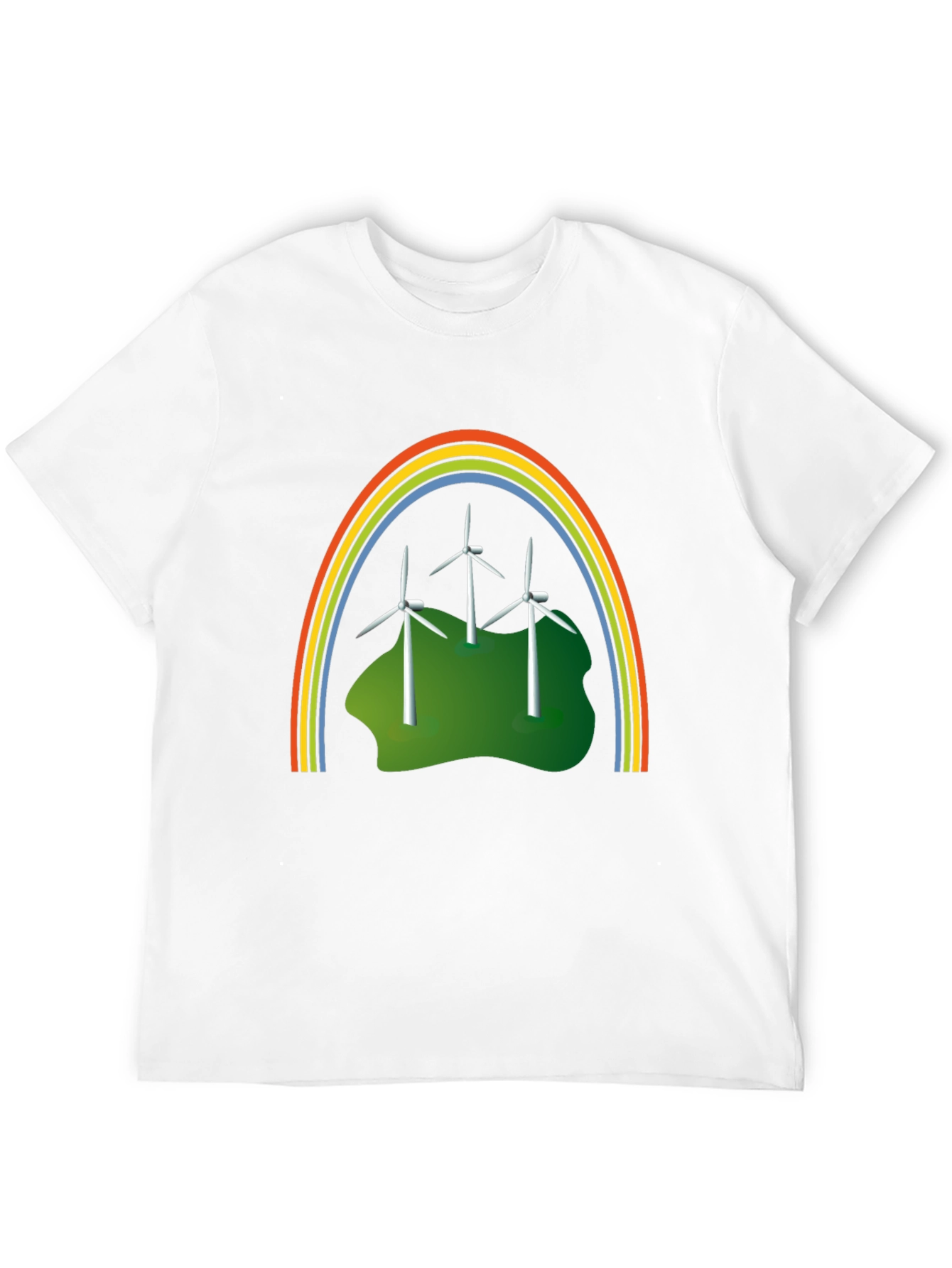 Eco Rainbow Windmills Graphic Tee