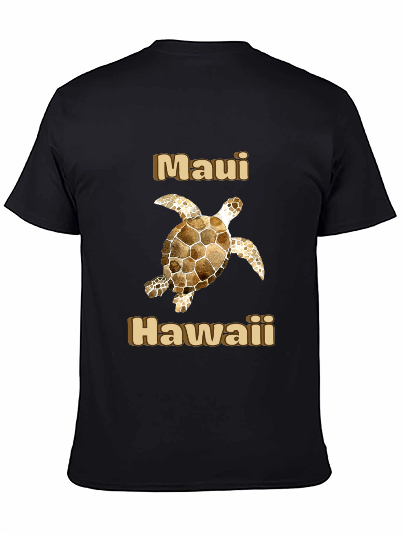 Maui Hawaii Turtle Graphic T-Shirt