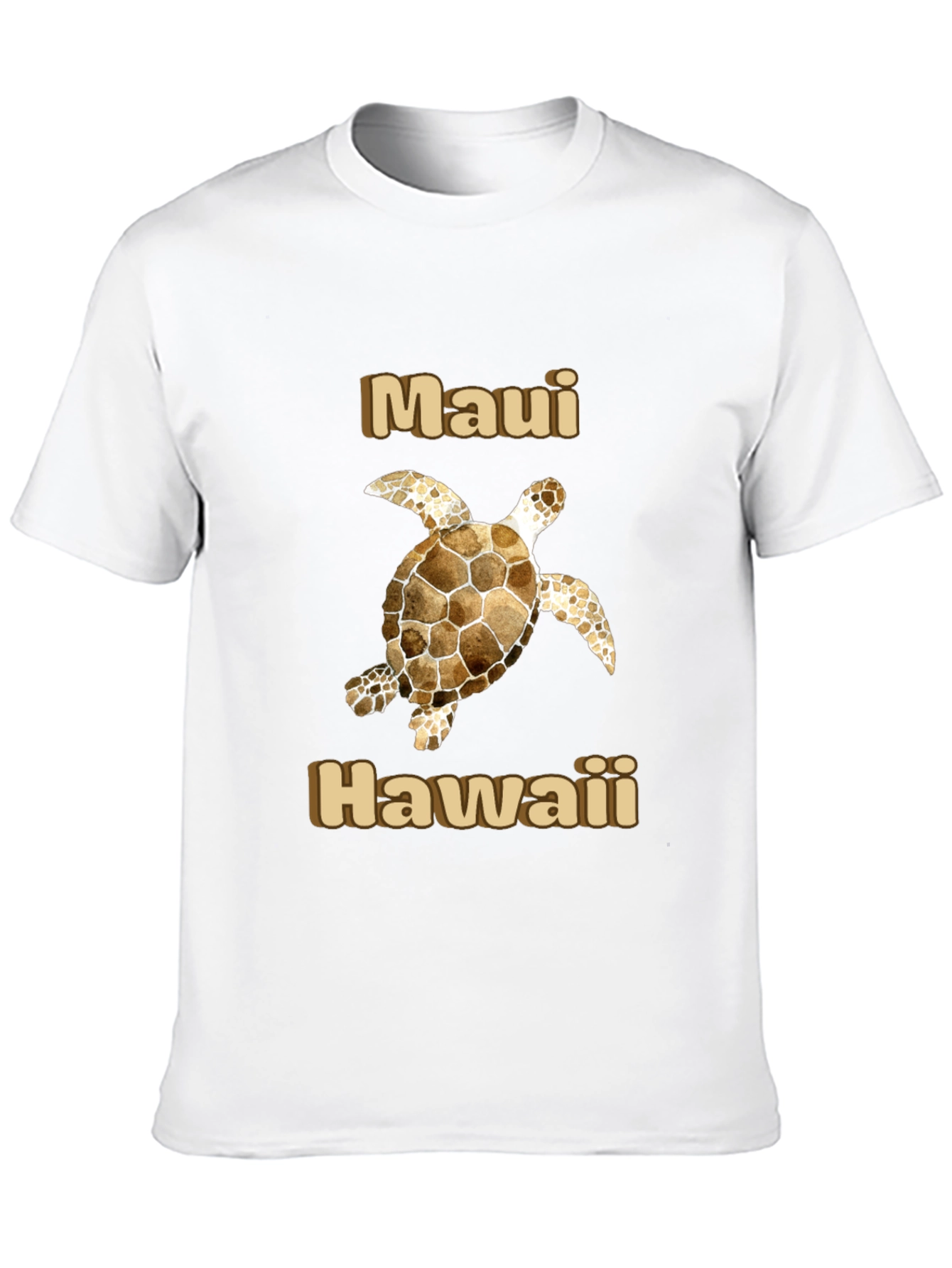 Maui Hawaii Turtle Graphic T-Shirt