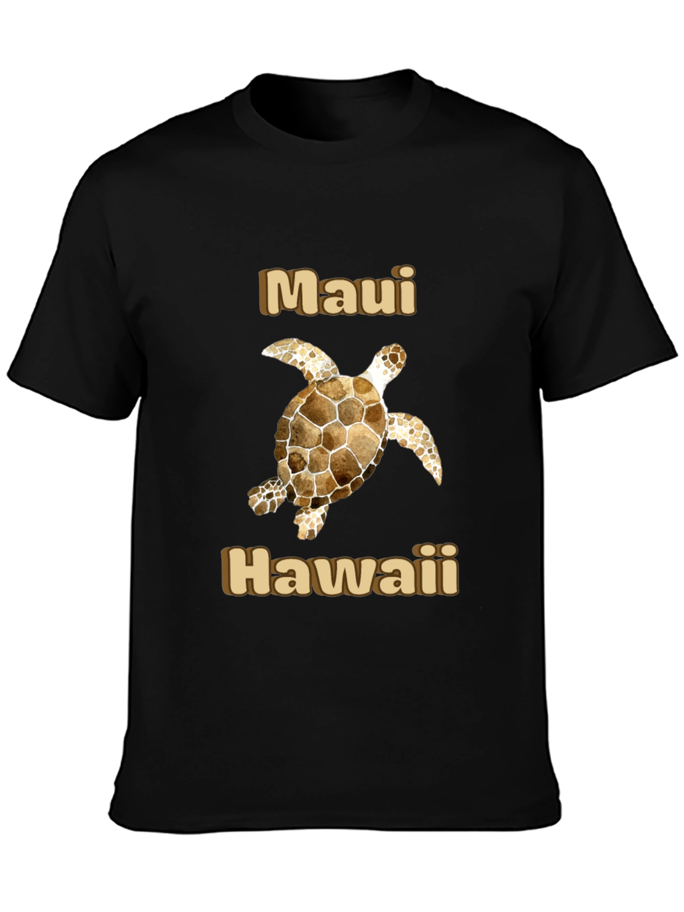 Maui Hawaii Turtle Graphic T-Shirt