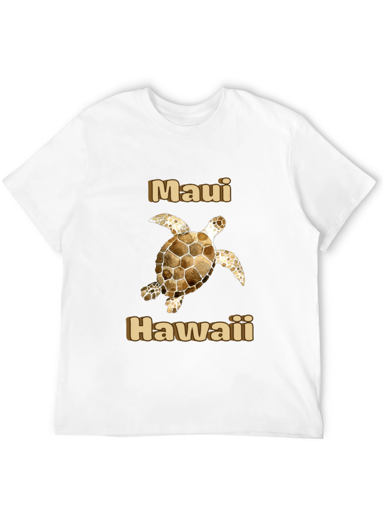 Maui Hawaii Turtle Graphic T-Shirt
