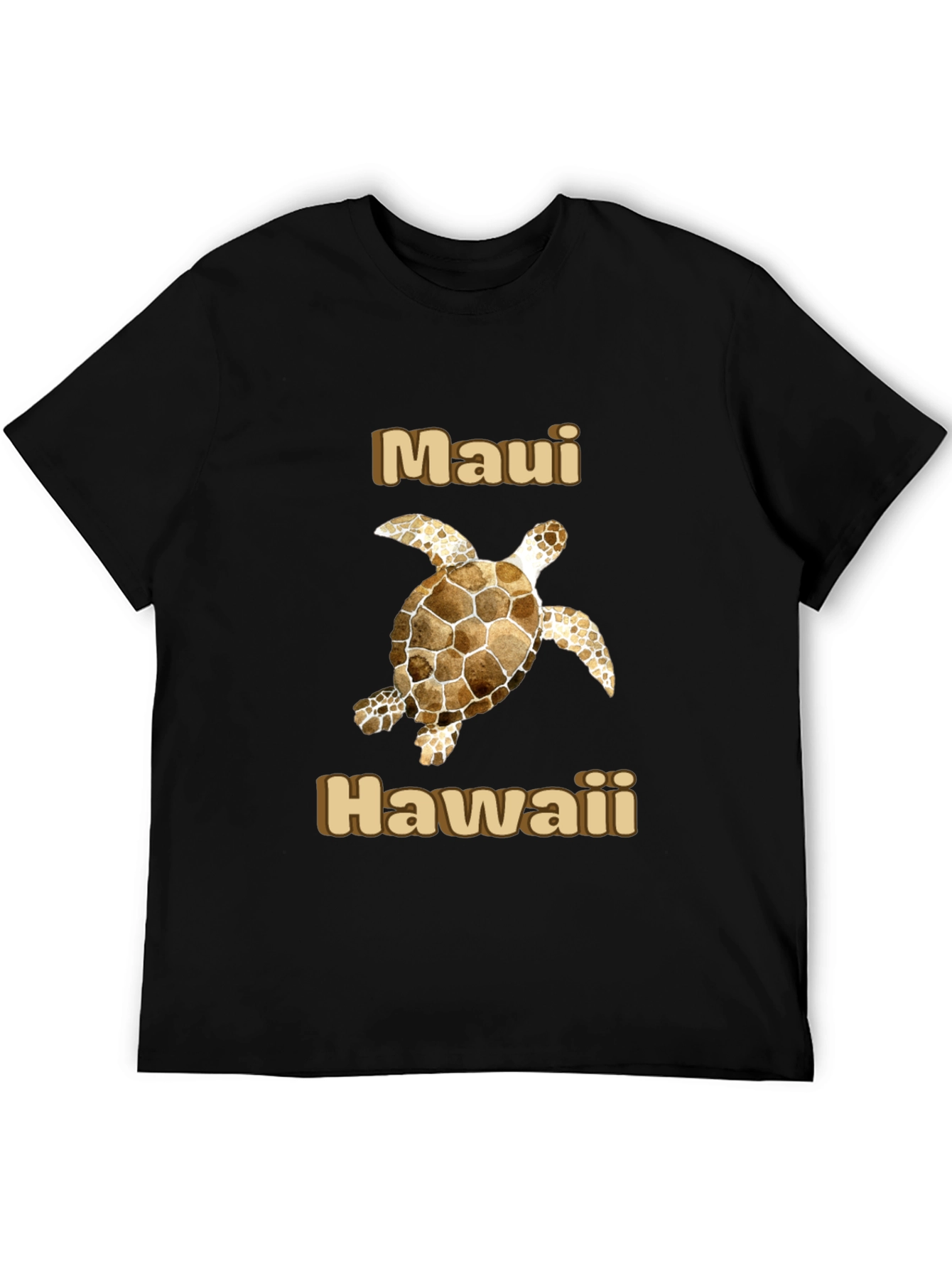 Maui Hawaii Turtle Graphic T-Shirt