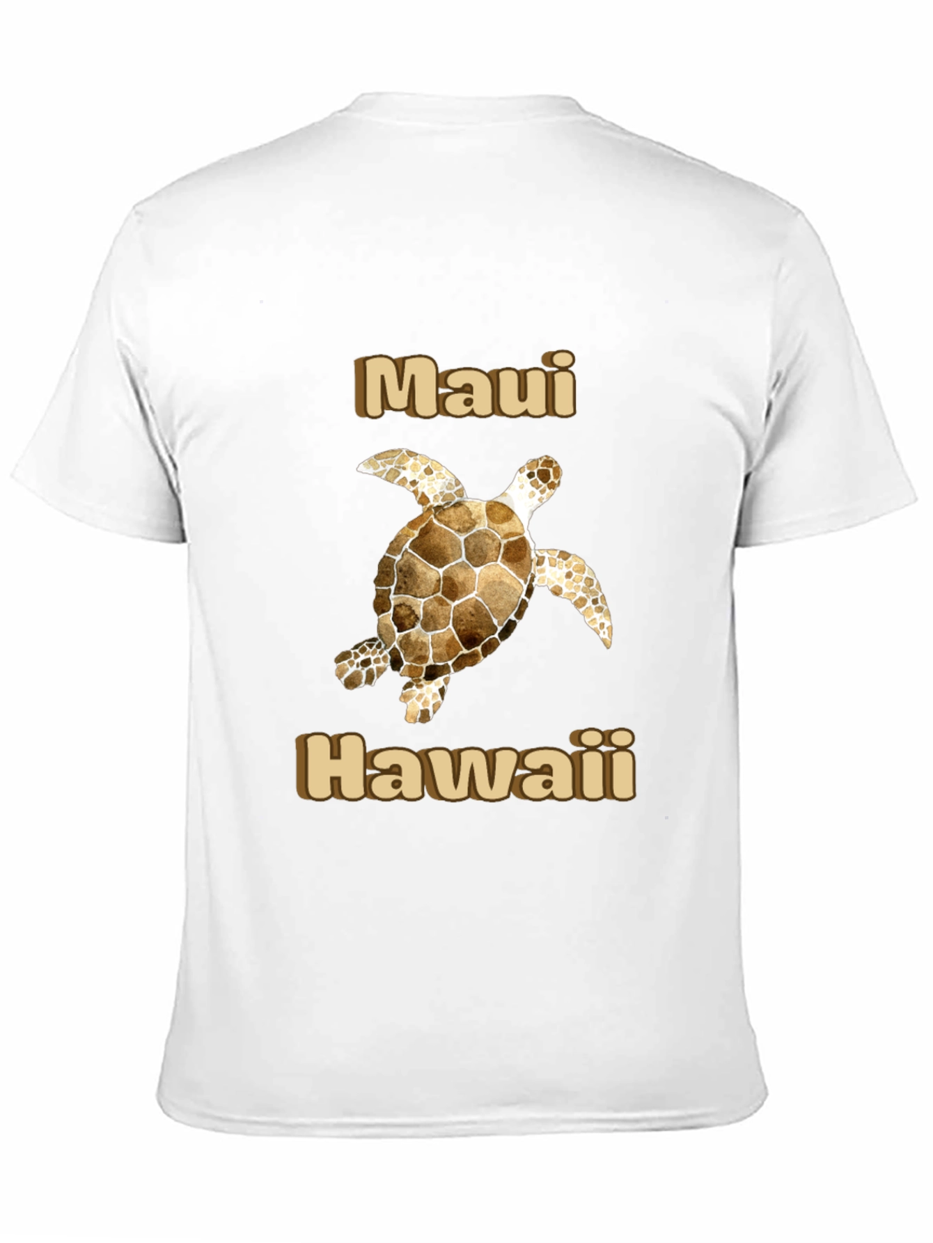 Maui Hawaii Turtle Graphic T-Shirt