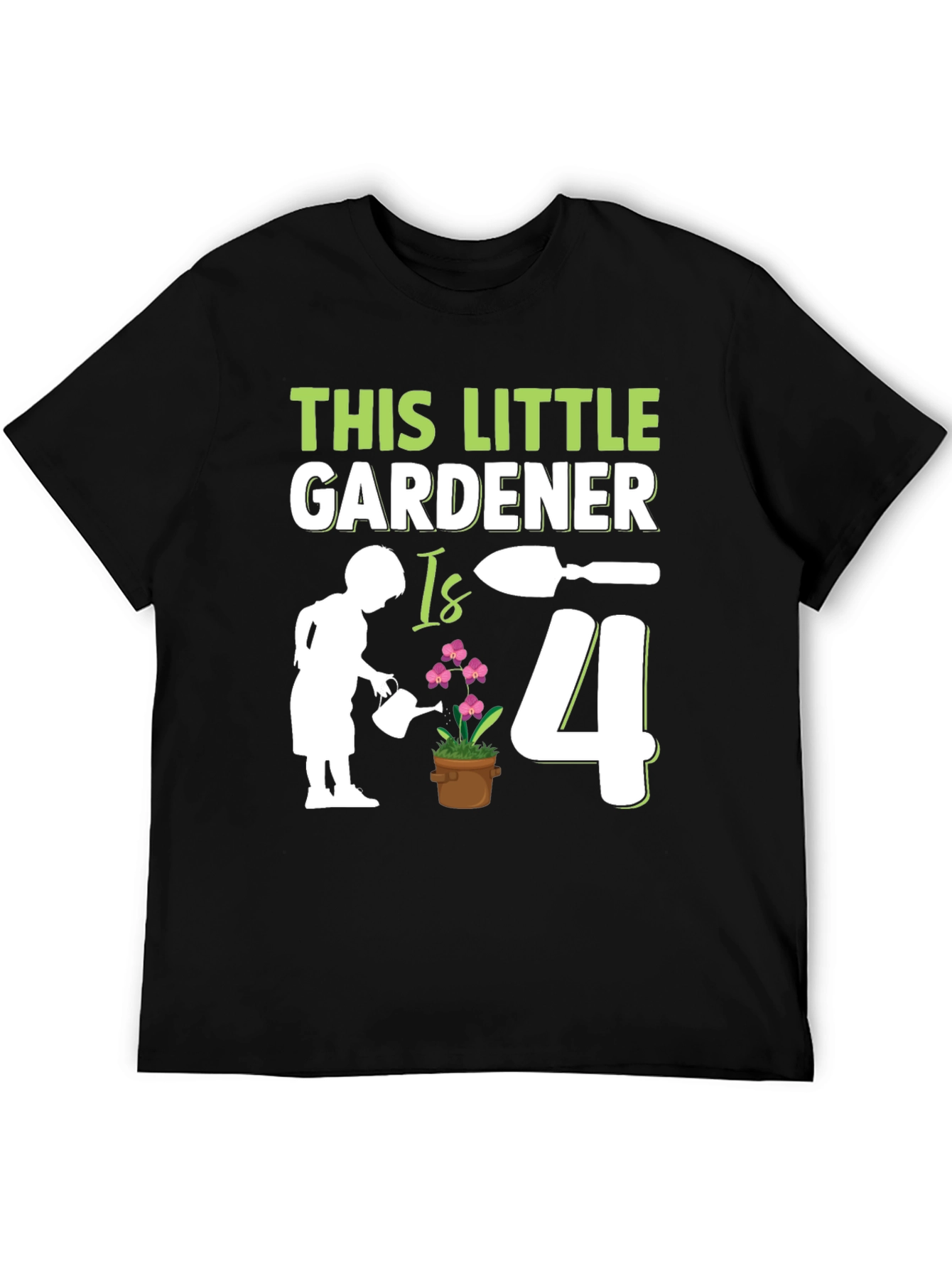 Little Gardener 4th Birthday T-Shirt