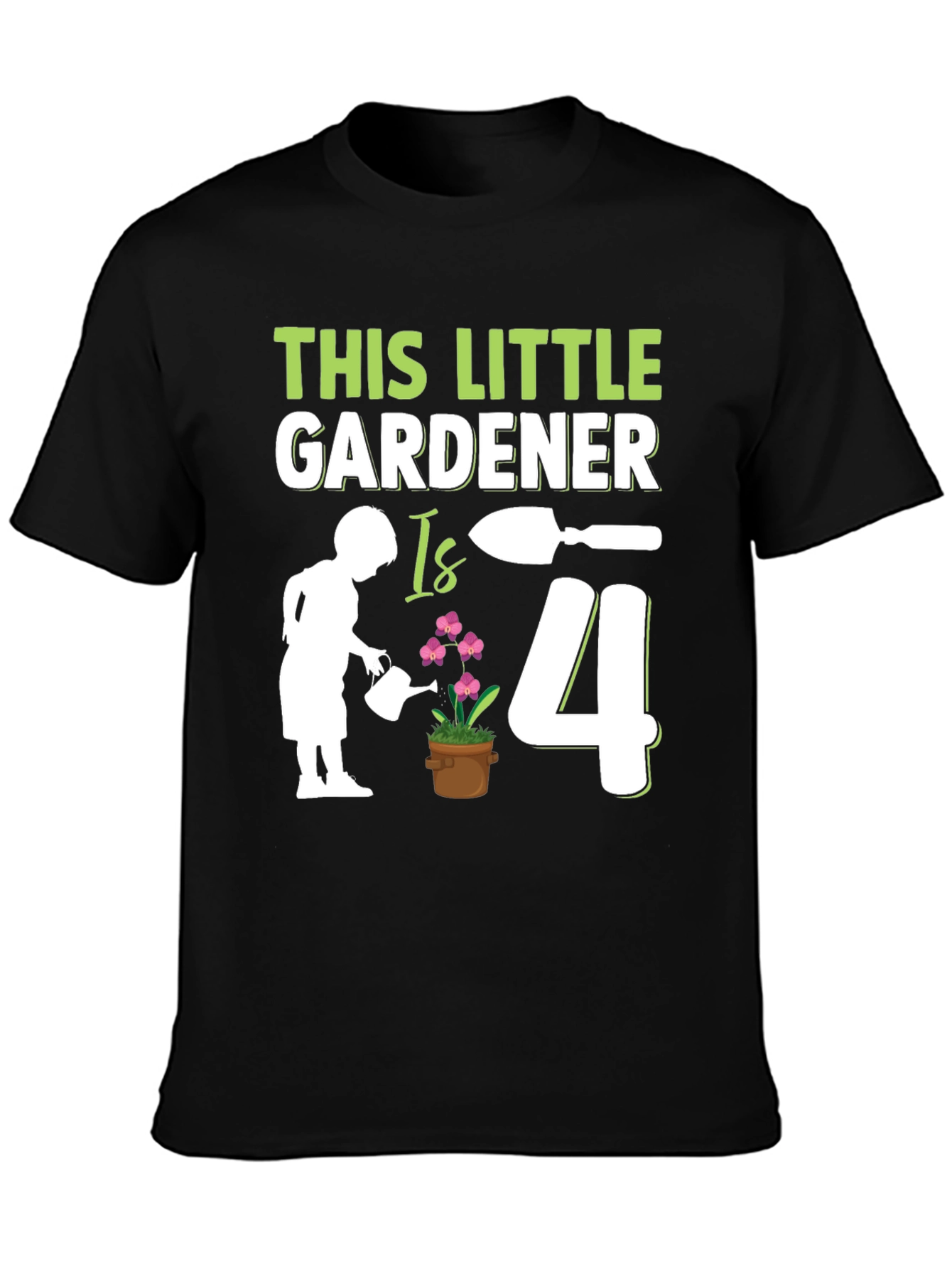 Little Gardener 4th Birthday T-Shirt