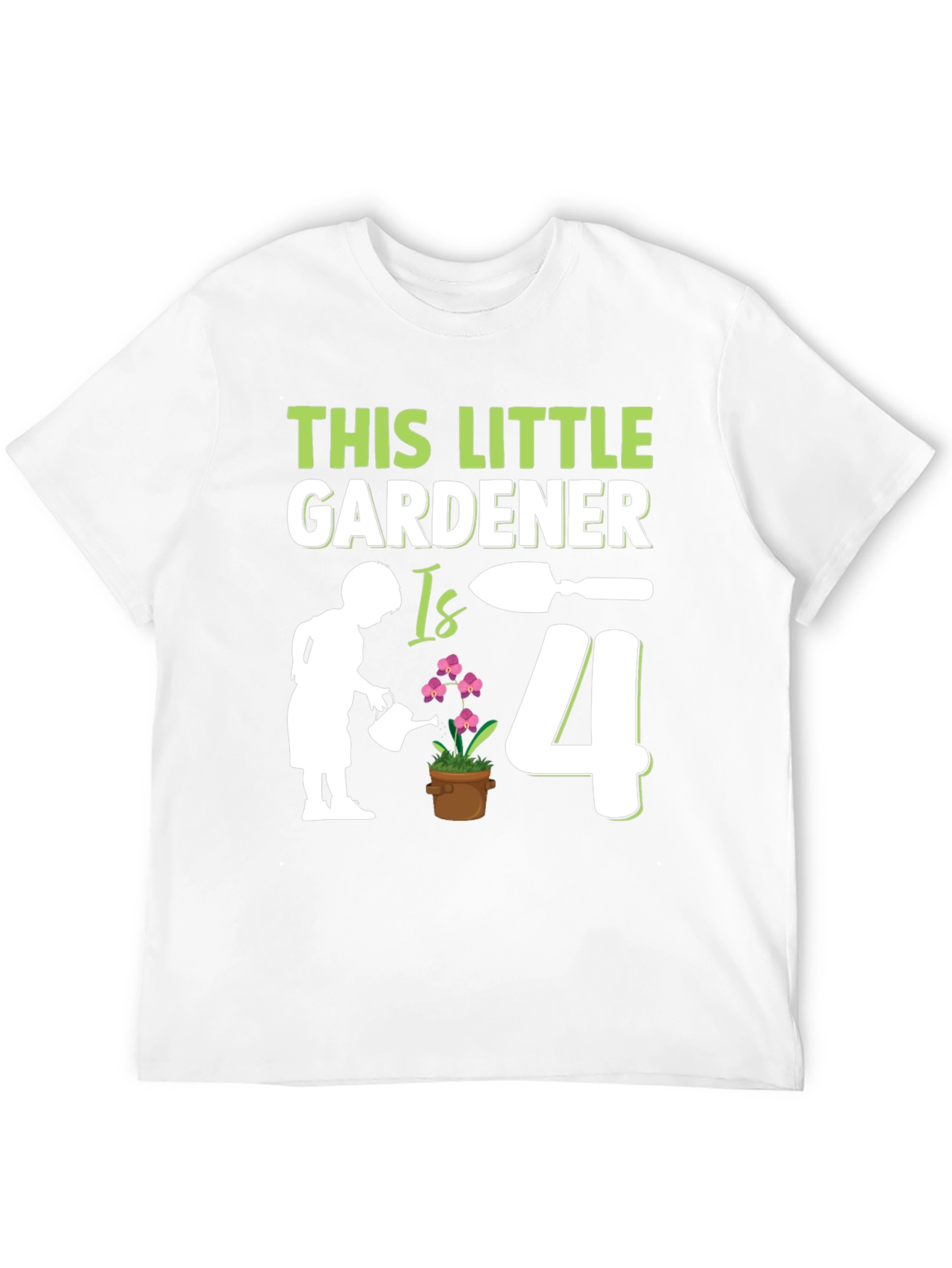Little Gardener 4th Birthday T-Shirt